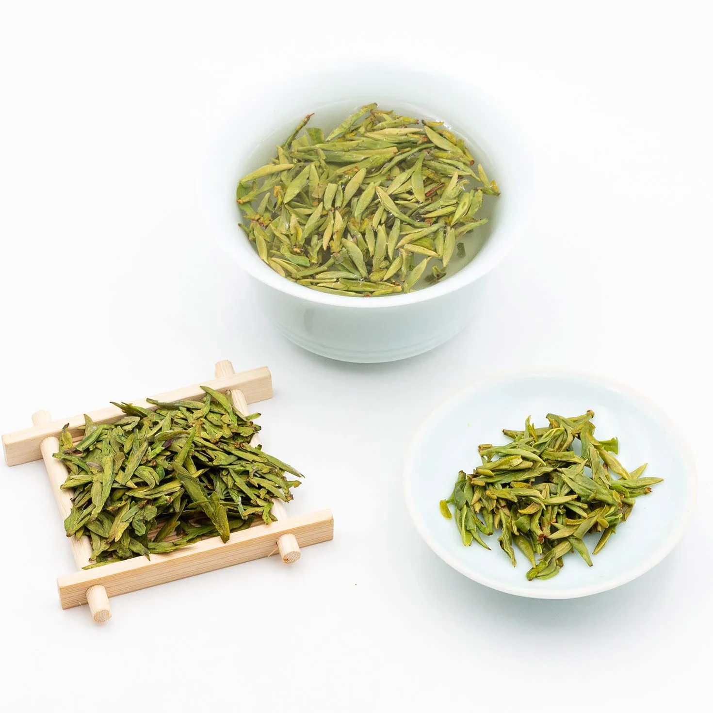 Oriarm Dragon Well Chiński Zielona Herbata 100g - Xihu Longjing Green Tea Loose Leaf Mingqian Special Grade