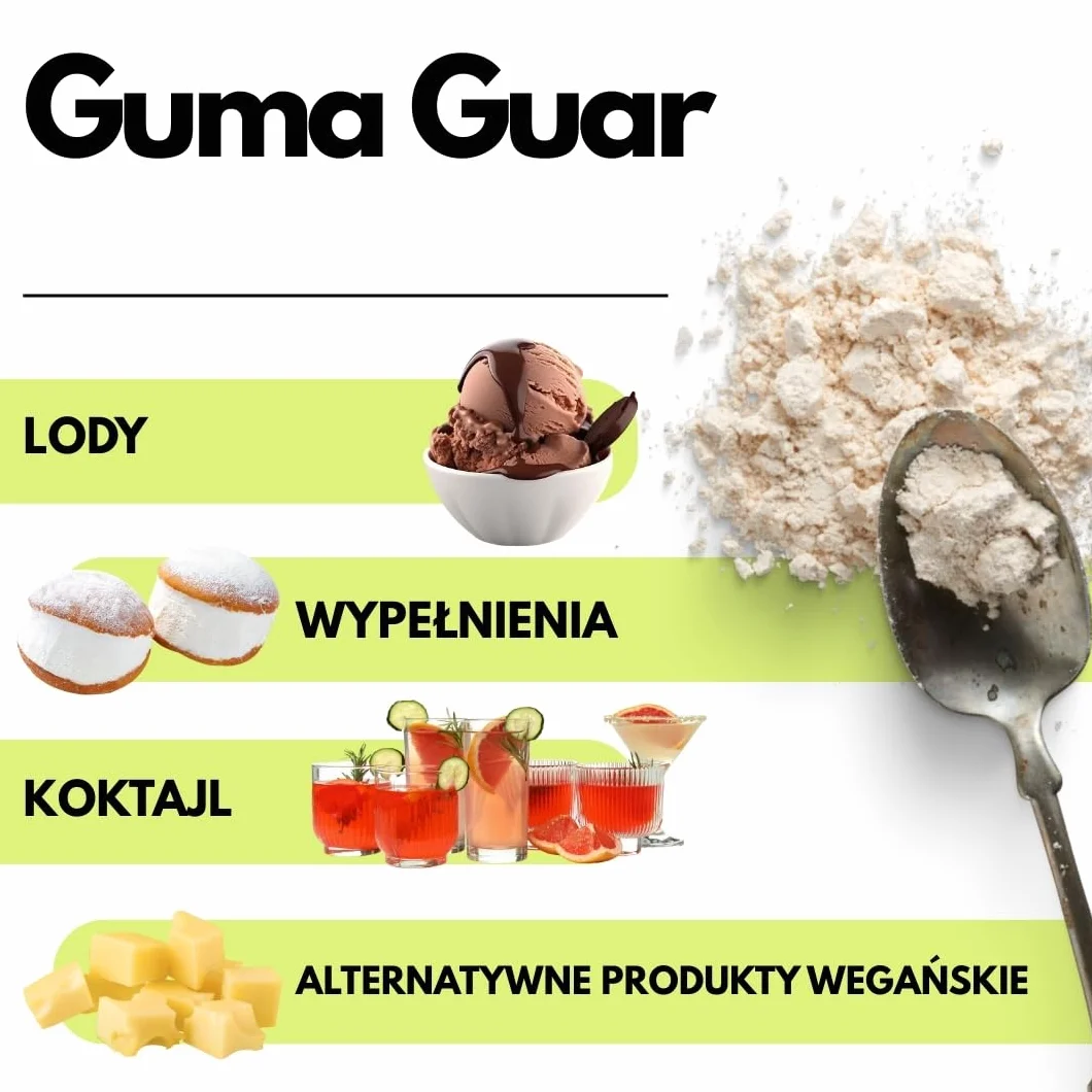 Saporepuro Guma guar 50 gr - Guar Gum - mąka z gumy guar