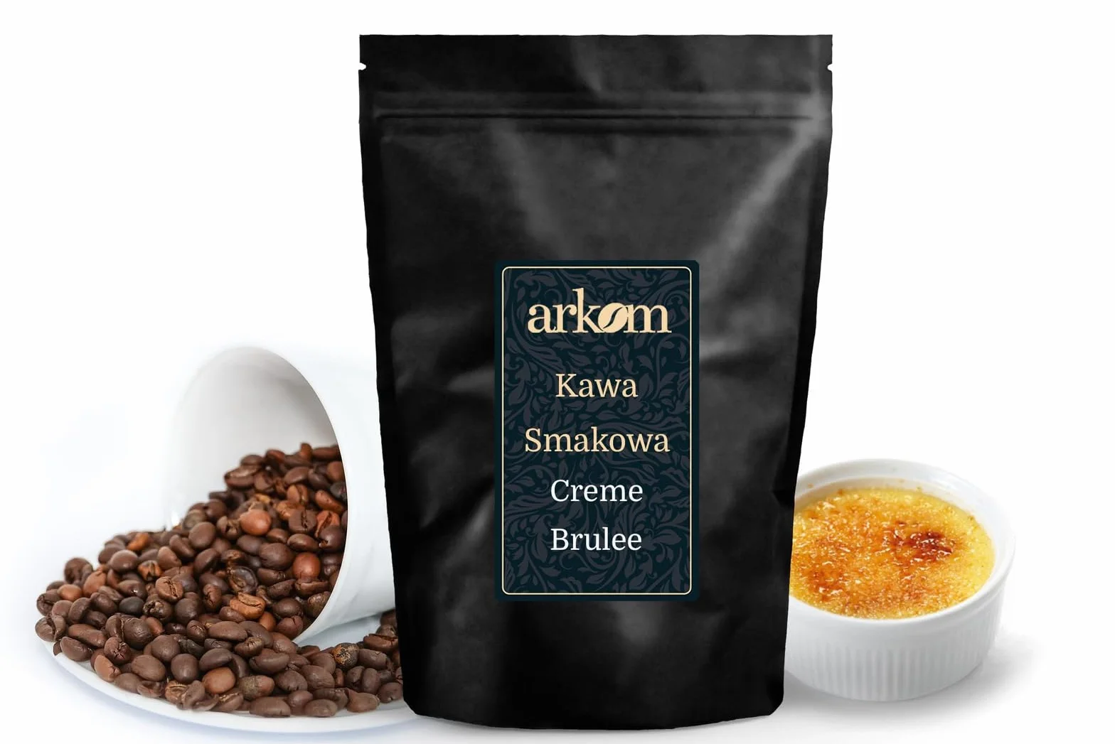 Arkom Kawa mielona Creme Brulee Arabica smakowa, 100g