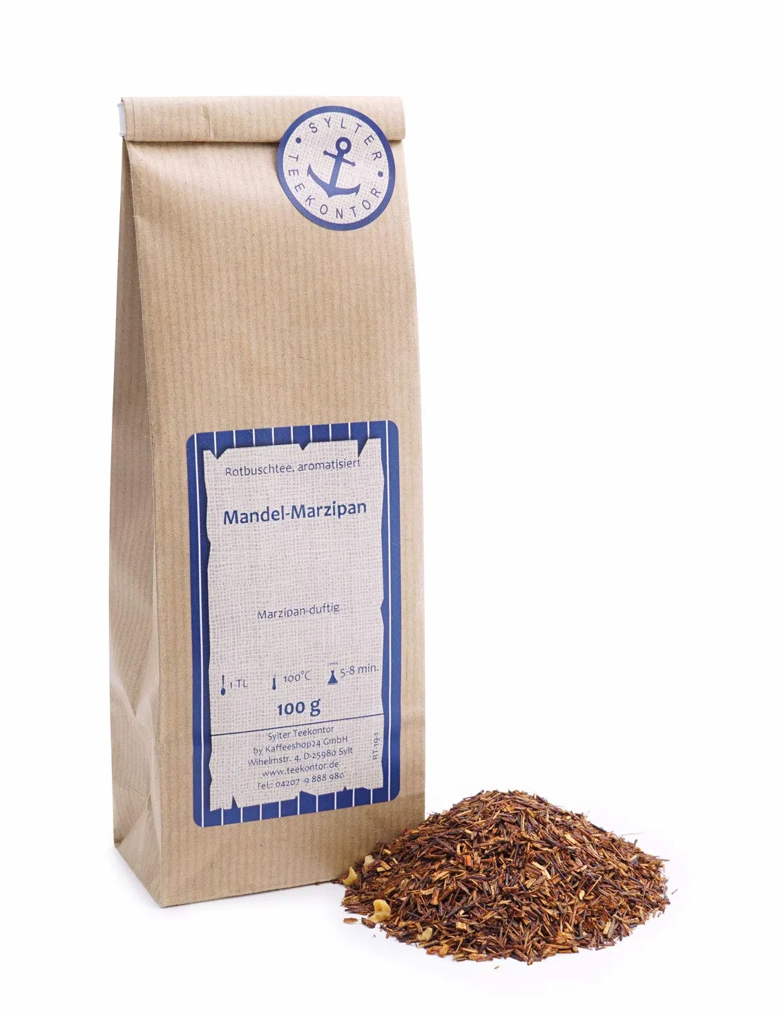 Herbata czerwona Rooibos marcepan migdały 100 g