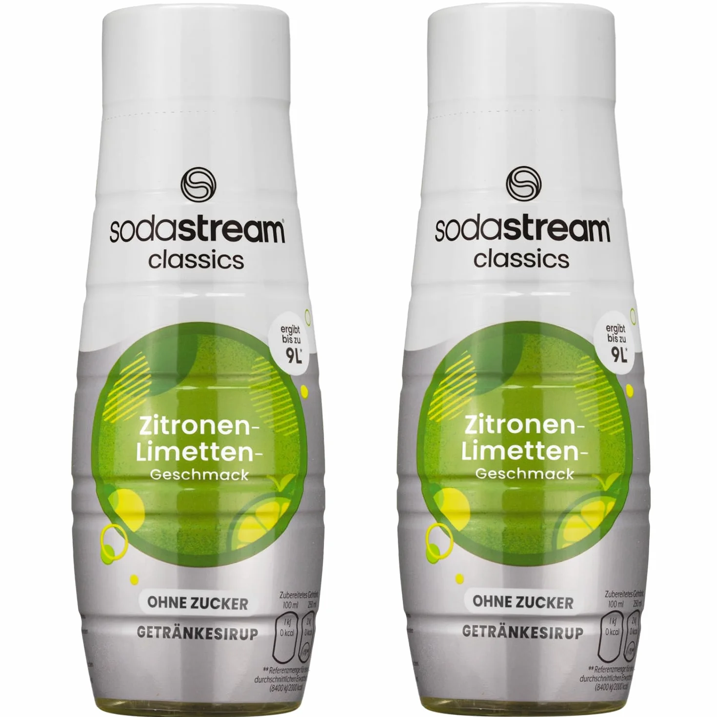 Sodastream 2x SYROP CYTRYNA LIMONKA ZERO BEZ CUKRU KONCENTRAT DO WODY