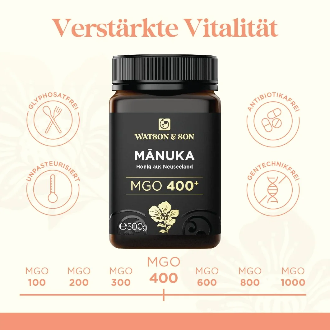 Watson & Son Miód Manuka MGO 400 250 g