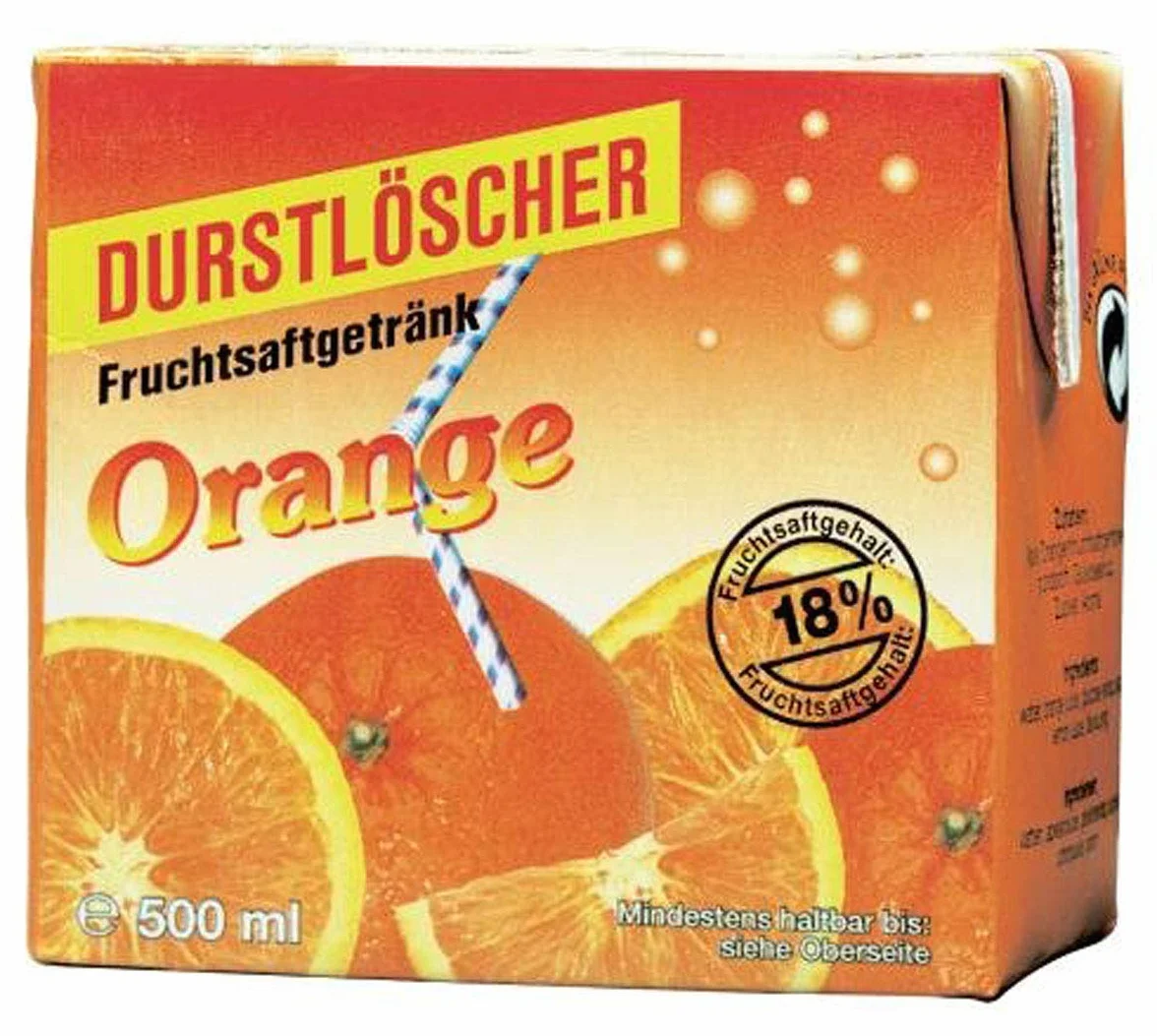 Durstlöscher Pomarańczowy napój na sok owocowy 500 ml 24 sztuki
