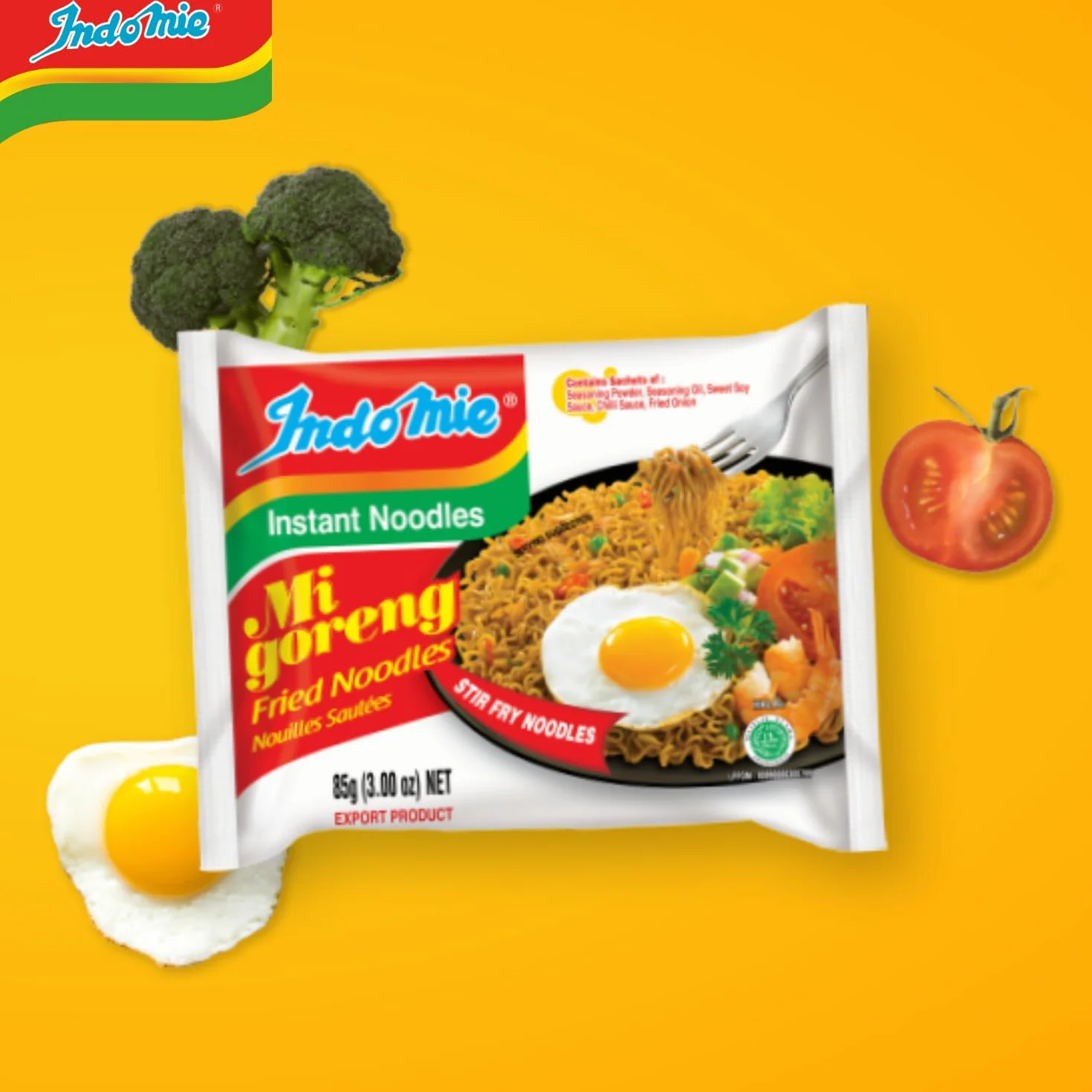 Indomie Mi Goreng Fried Instant Noodles 85 g opakowanie 40 sztuk