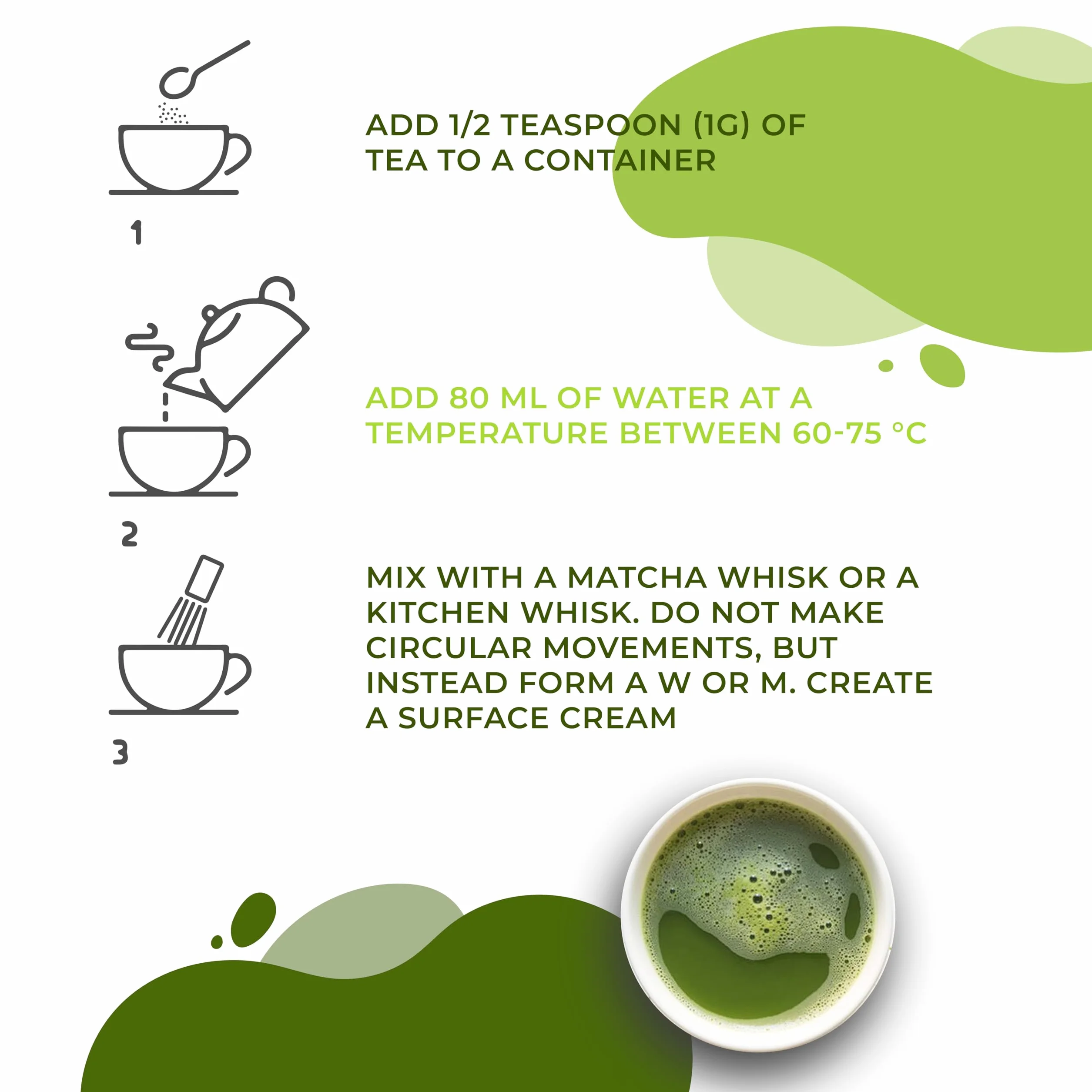 Matcha ECO WASSY Premium Proszek 200g Zielona Herbata Detoks Przeciwutleniacz