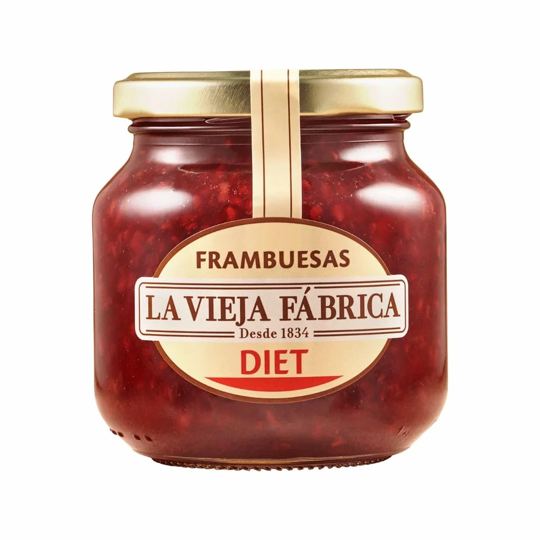 La Vieja Fábrica Diet 280gr, marmolada malinowa