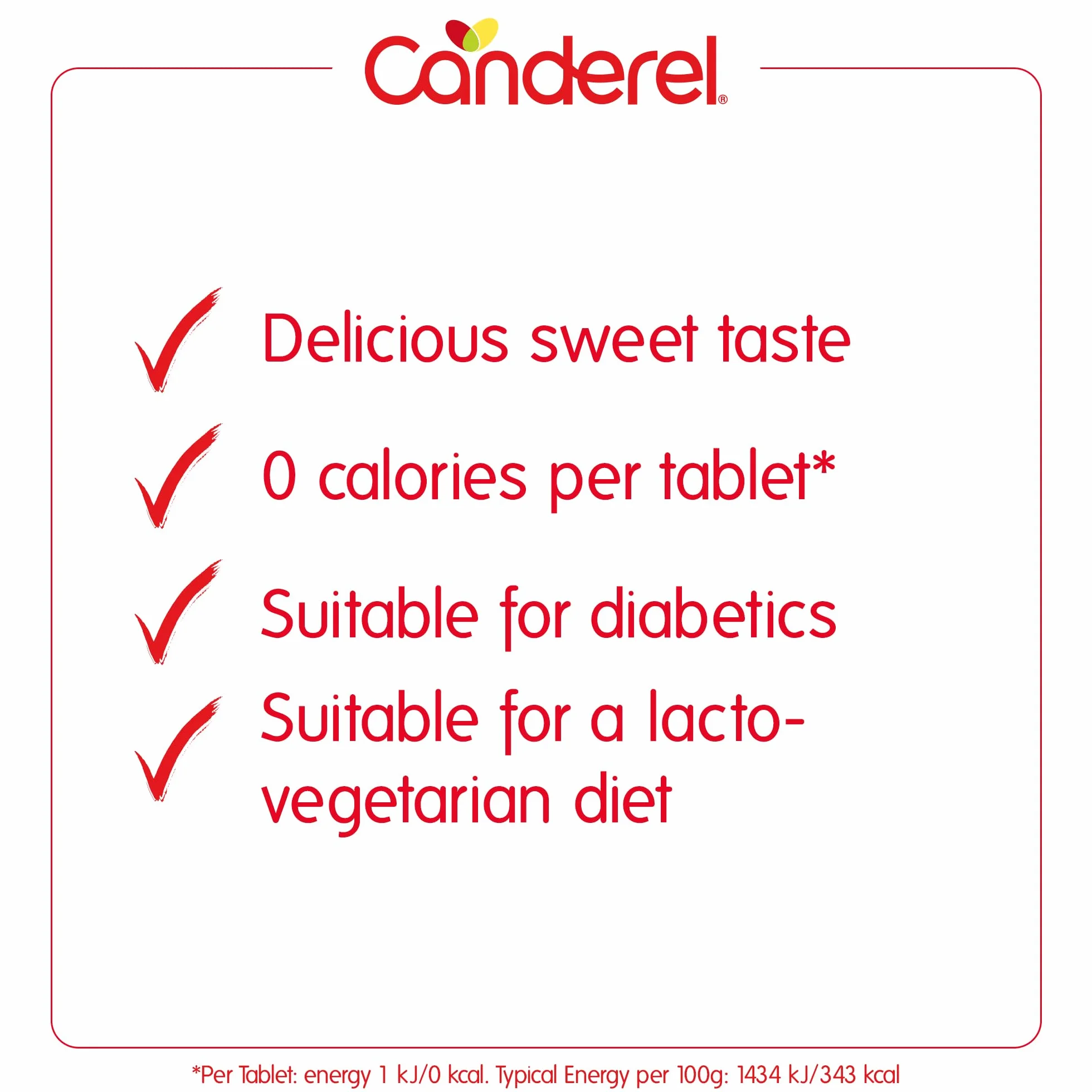 Canderel Słodzik Zero Calorie 300 tabletek 5 sztuk