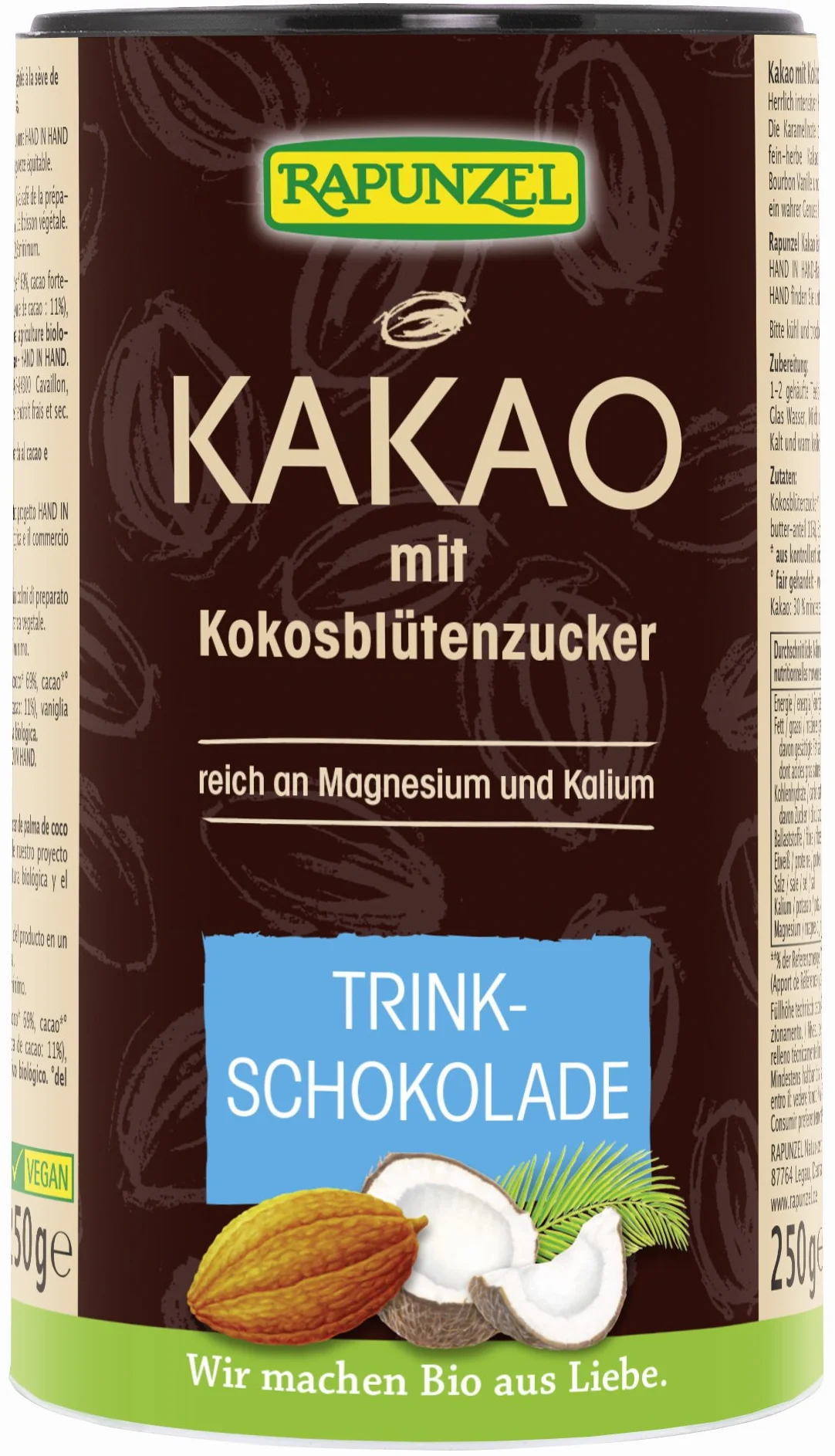 Kakao z cukru kokosowego