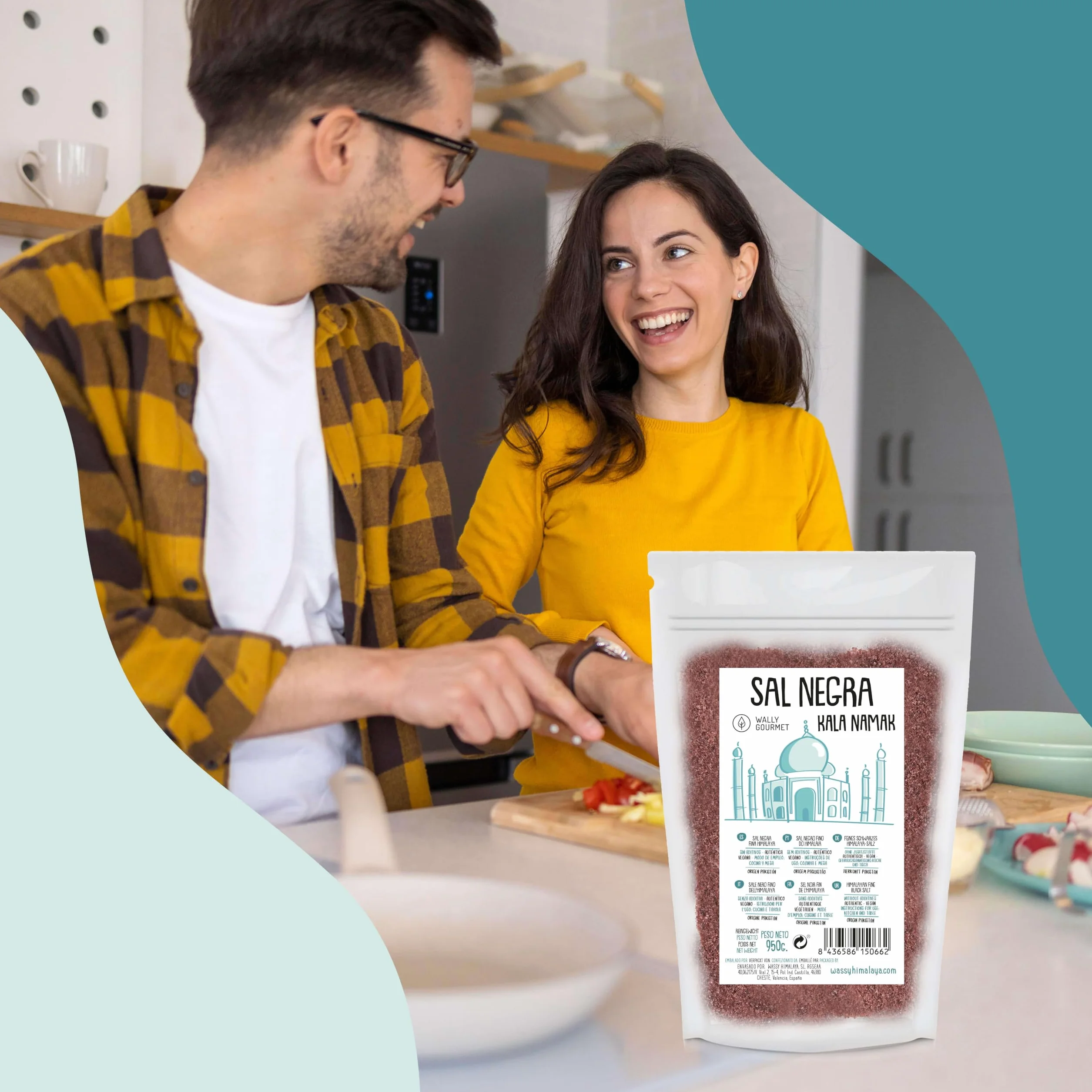 Sól Kala Namak, drobna, w 100% naturalna, |Aromat jaja| Bez dodatków, bez rafinacji. Himalajska czarna sól. Wyższa zawartość pierwiastków śladowych. Do sezonu. Pochodzenie: Indie i Pakistan. (Cienki)