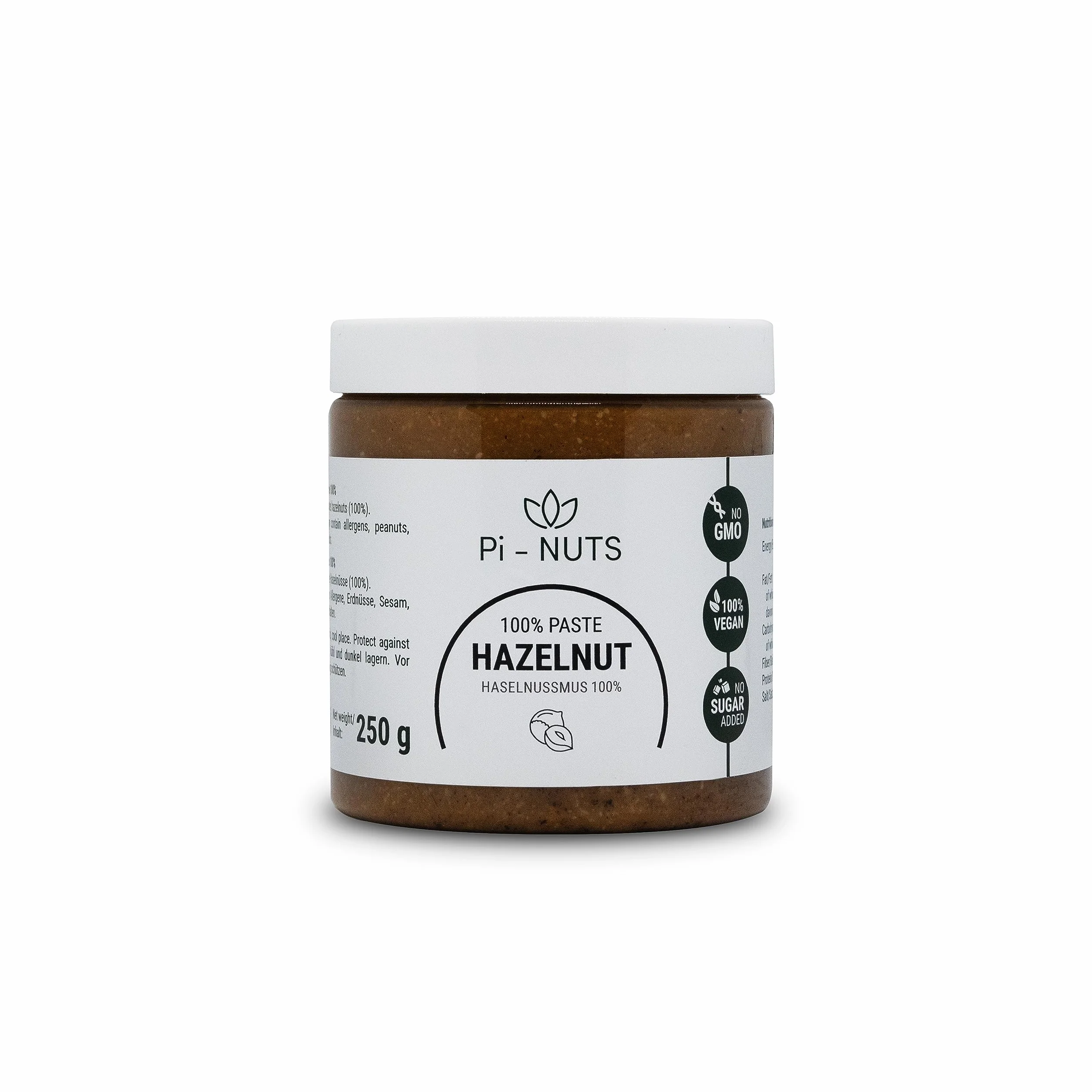 Pi-nuts Pasta z orzechów laskowych 100% 250g
