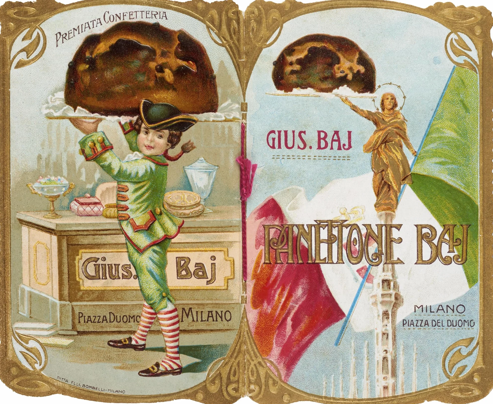 Antique Panettone Mediolan 1 kg Tradycyjny przepis z książeczką historyczną