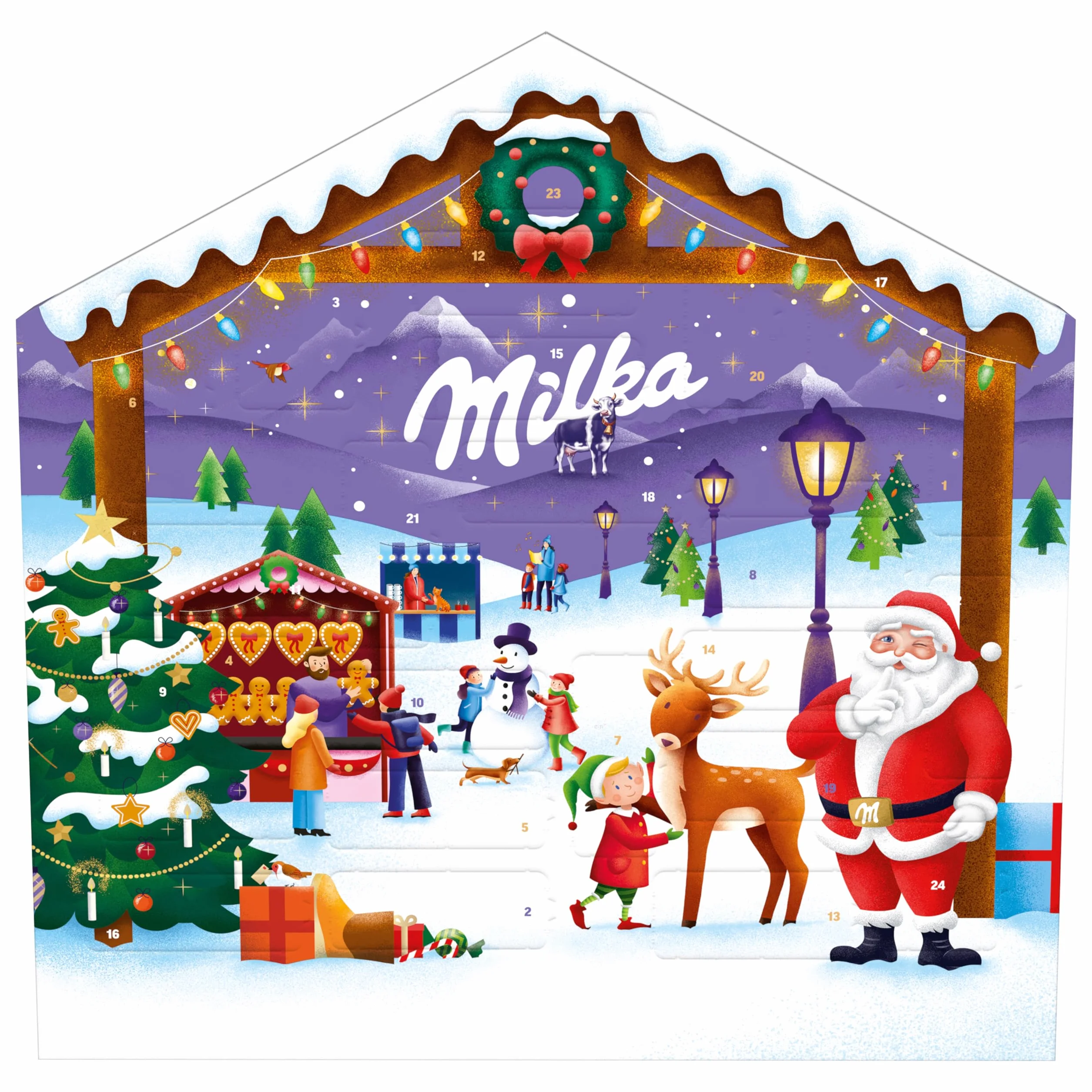 Milka Magic Mix Kalendarz adwentowy Czekoladki 147 g