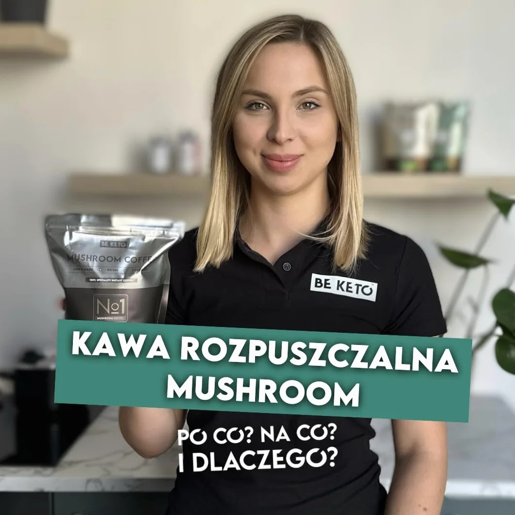 Kawa Rozpuszczalna - Mushroom (Lion's Mane & Cordyceps & Reishi) - Francuska Wanilia 250g