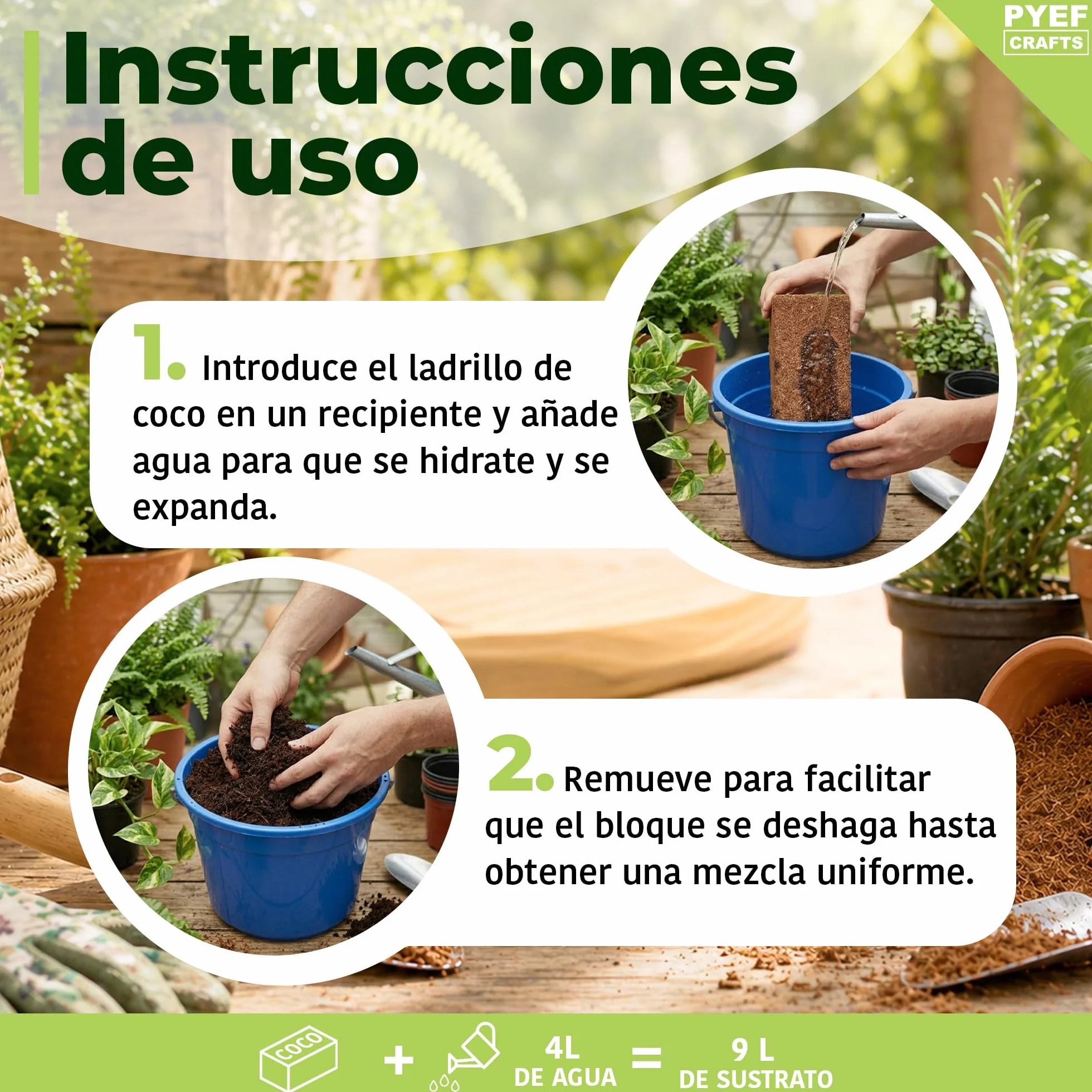 Ladrillo Fibre de Coco 650g