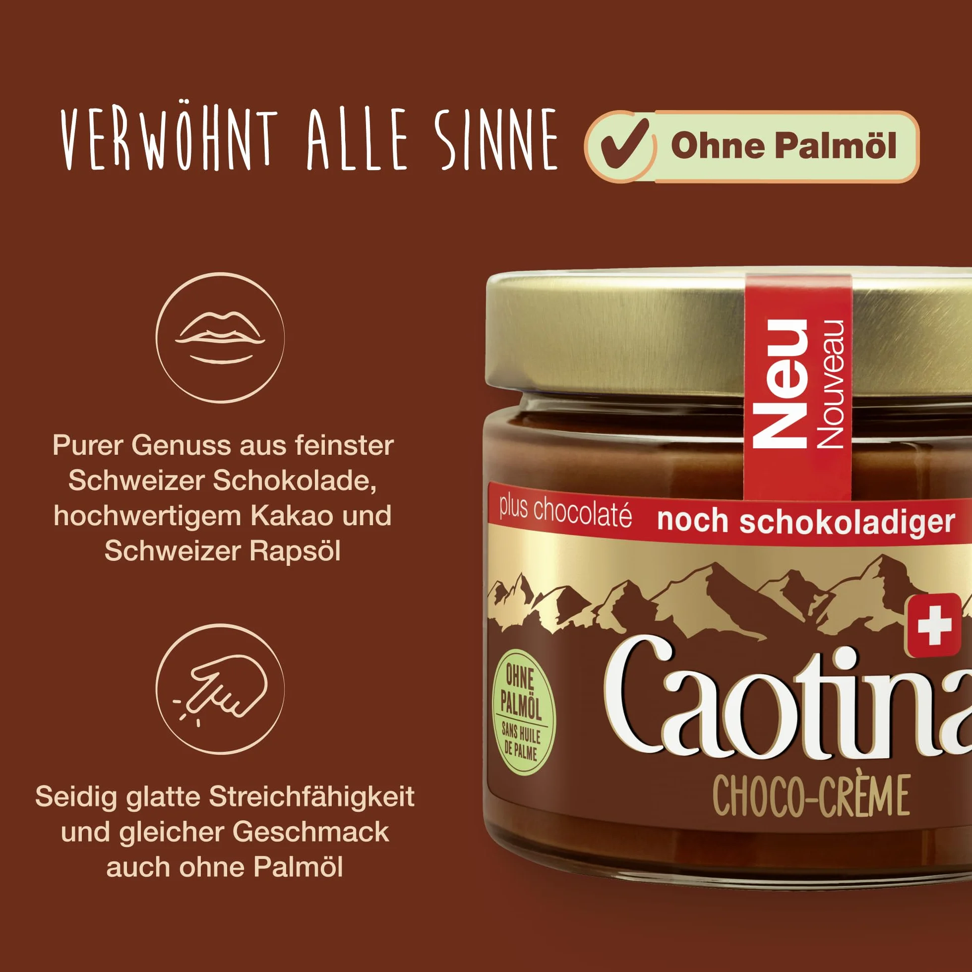 Caotina Oryginalna kakao z pełnego mleka 500 g, 6 sztuk