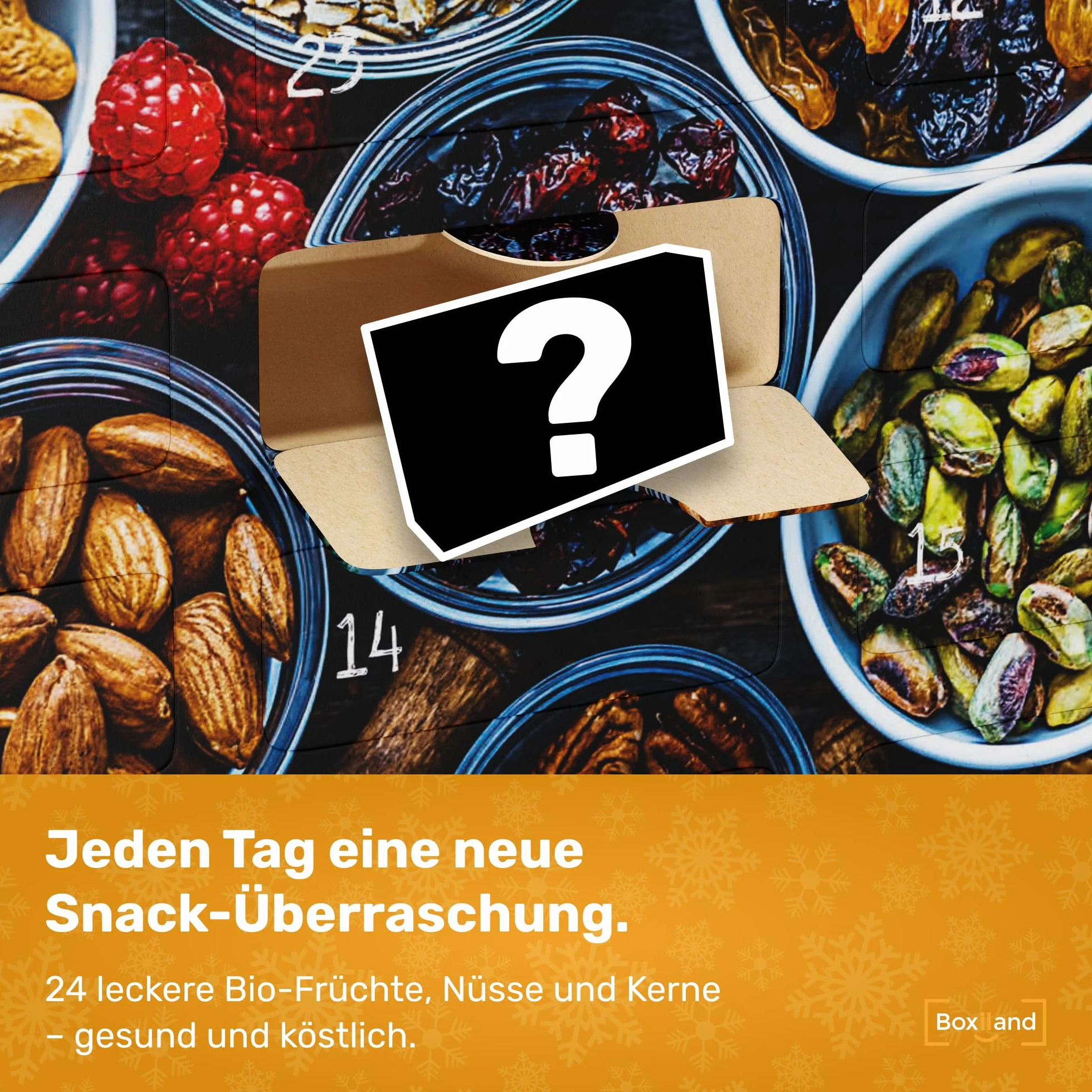 Kalendarz Adwentowy 2025 Owoce Orzechy Nasiona 24 Zdrowe Przekąski Vegan Bio