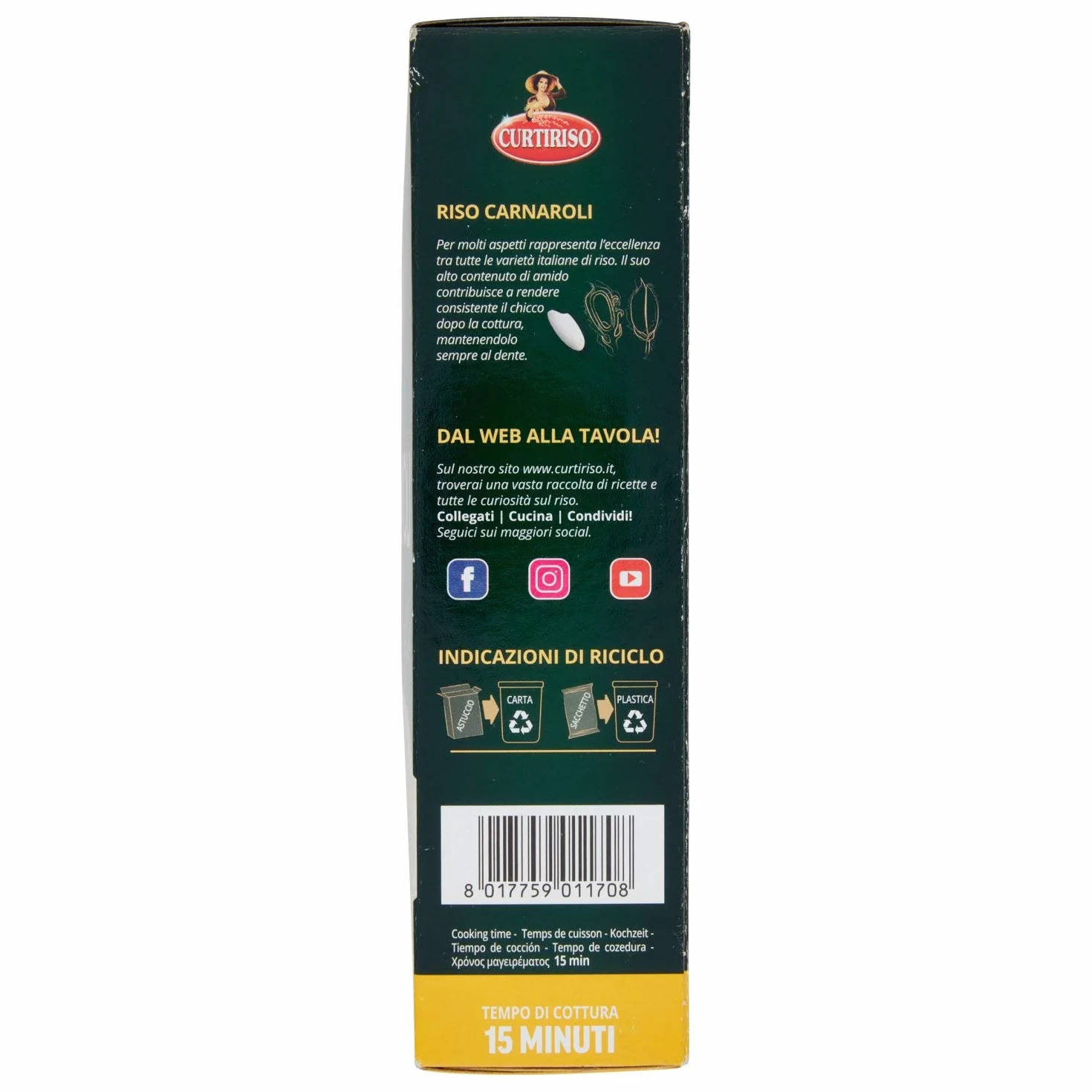 Ryż Riso Carnaroli do Risotto 1kg - Curtiriso