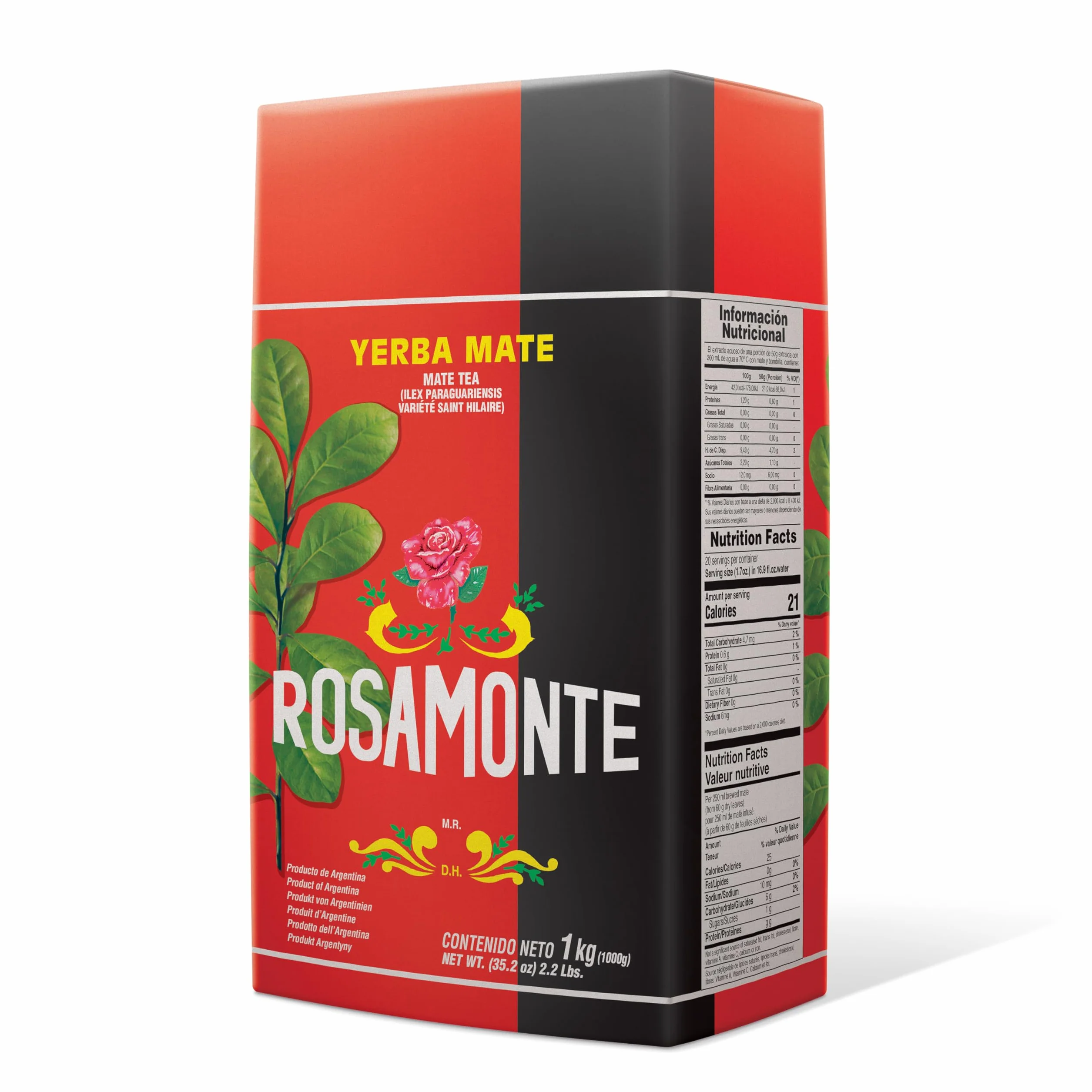 Rosamonte Mate Tee, 1 opakowanie (1 x 1000 g)