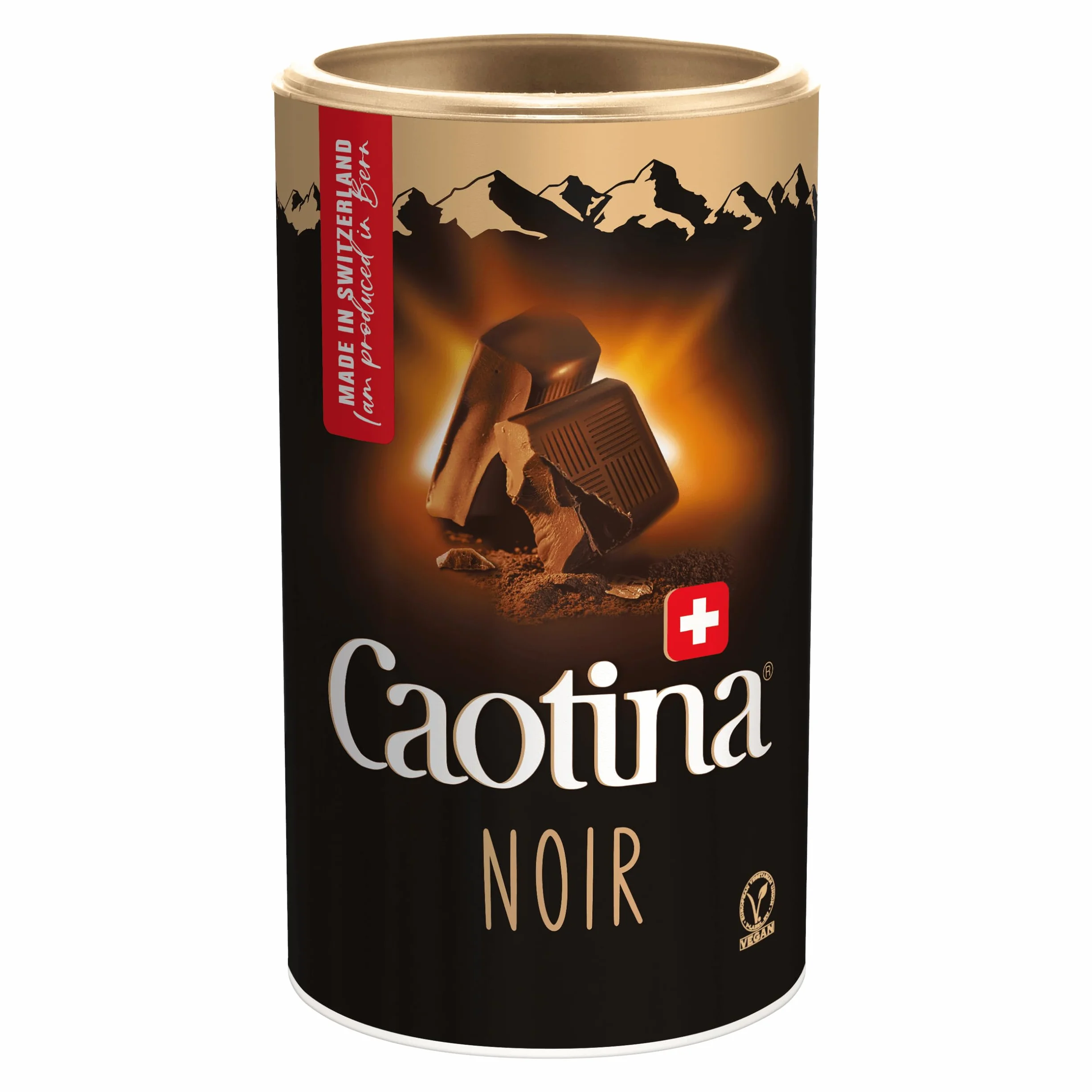 Caotina Noir ciemna czekolada do picia kakao w proszku gorąca czekolada