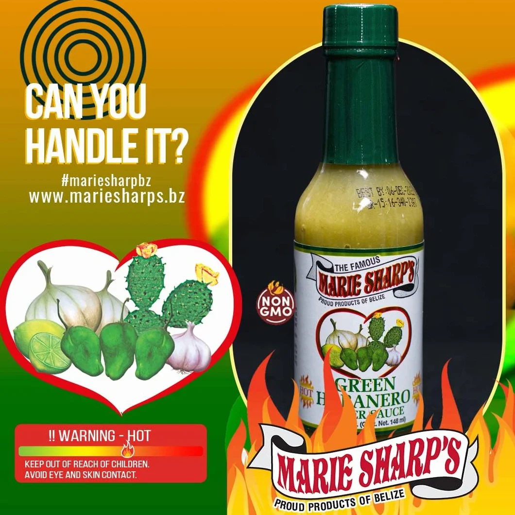 Marie Sharp's – Green Habanero Pepper sos – 148 ml