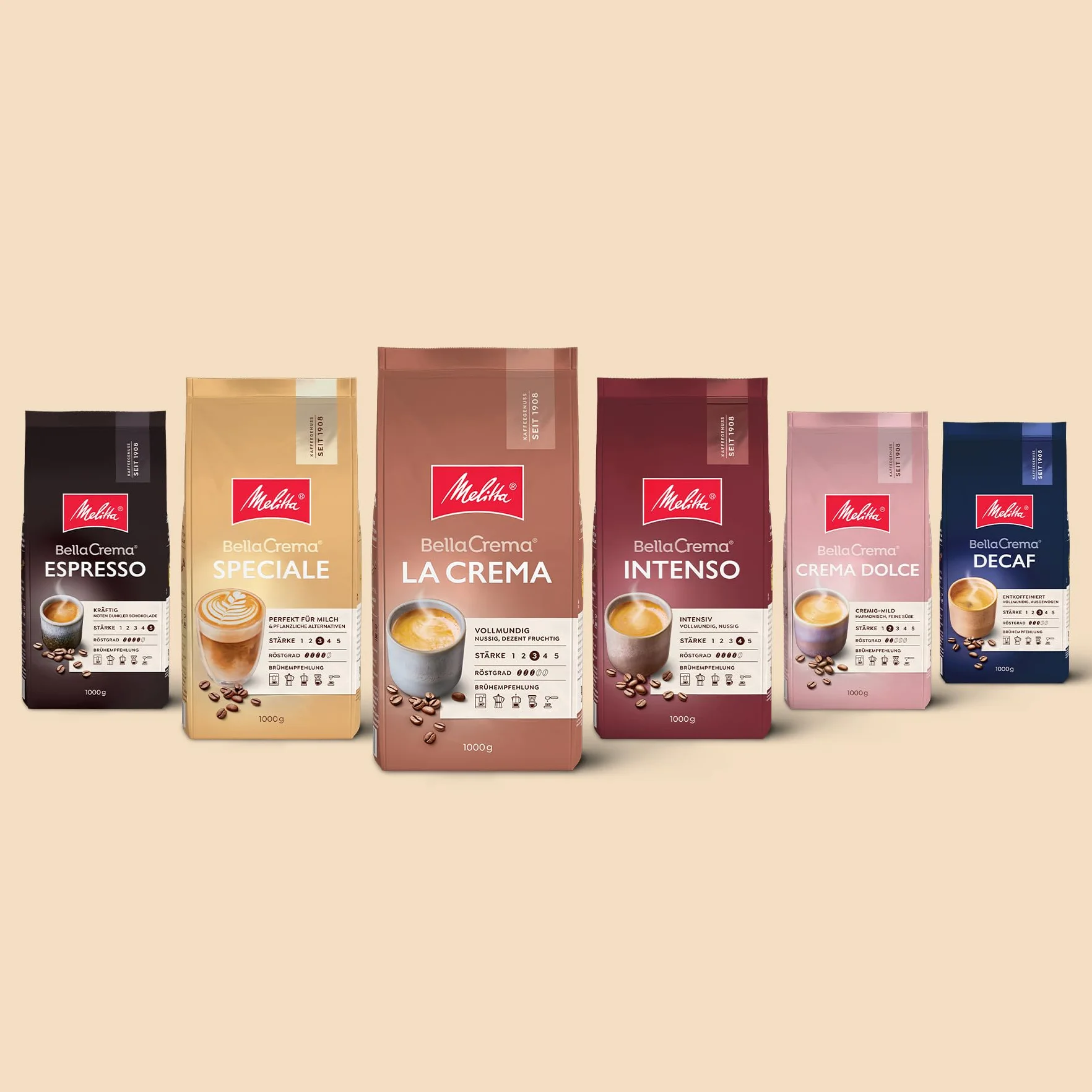 Melitta Bellacrema Kawa Ziarnista Espresso