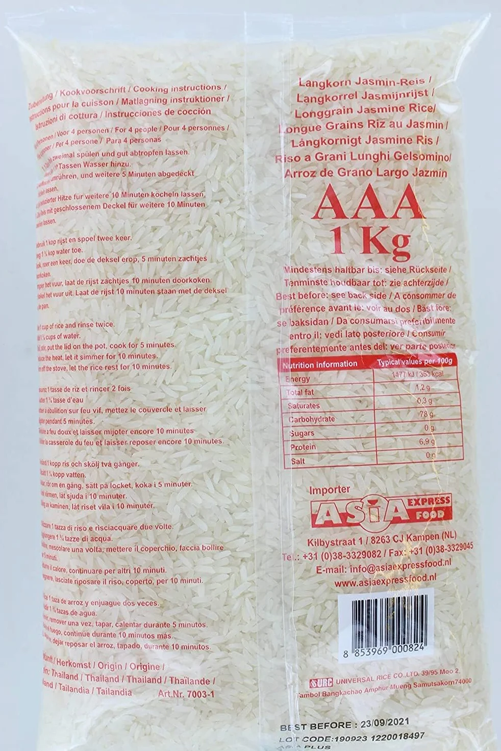 Royal THAI jaśminowy ryż zapachowy 5 kg
