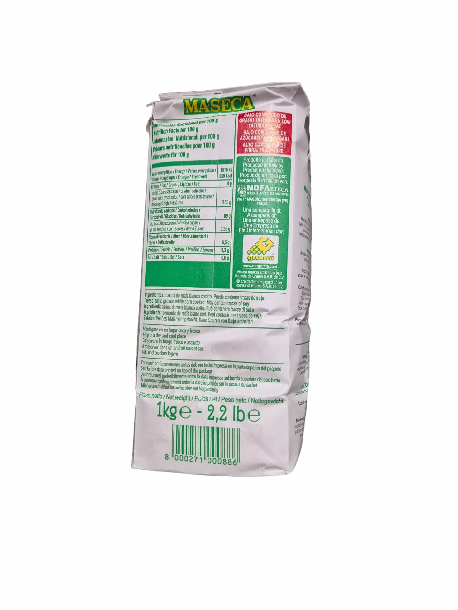 MASECA Mąka kukurydziana na tortille 1 kg
