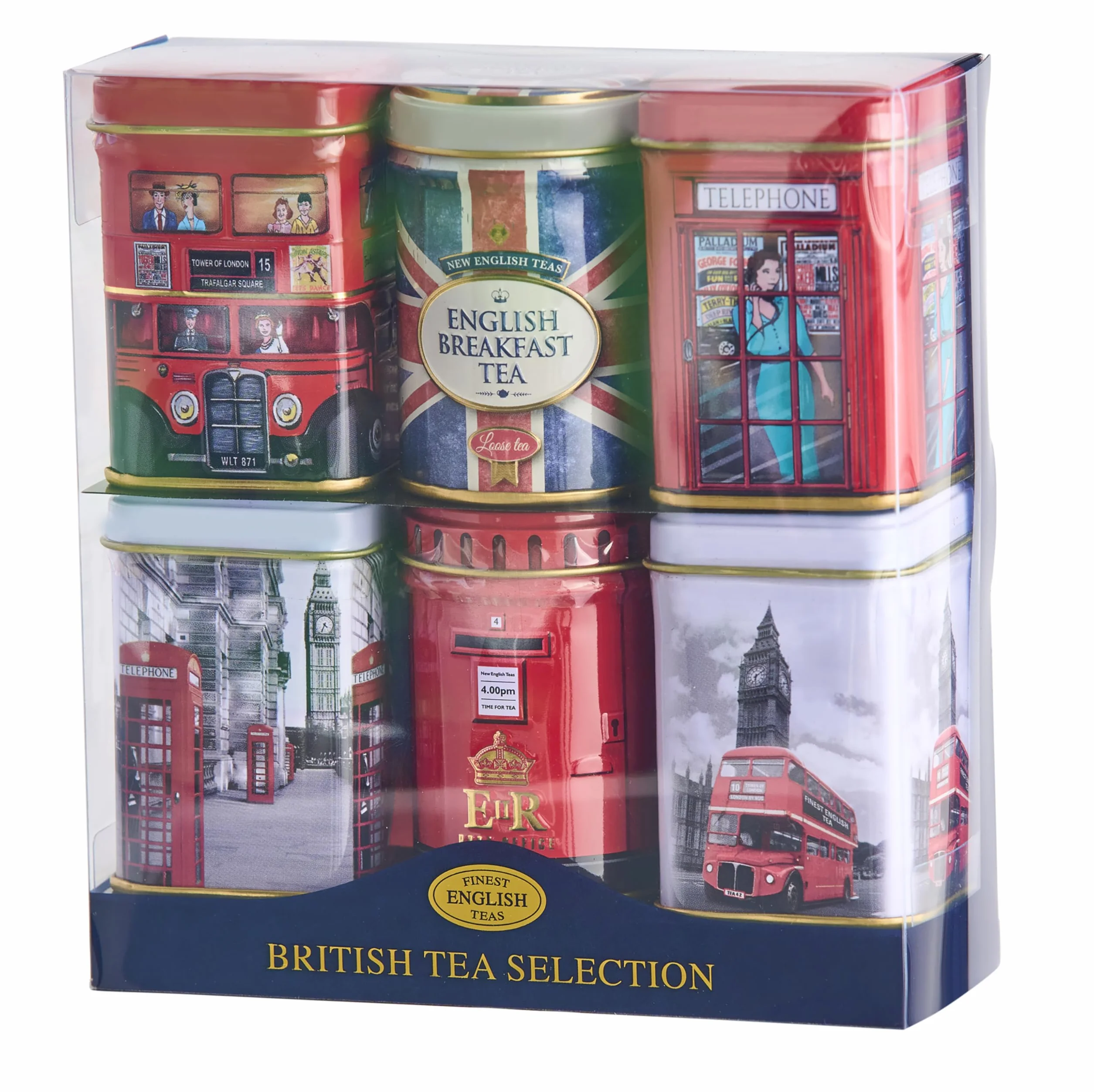 New English Teas Brytyjska mini puszka herbata selection 140 g