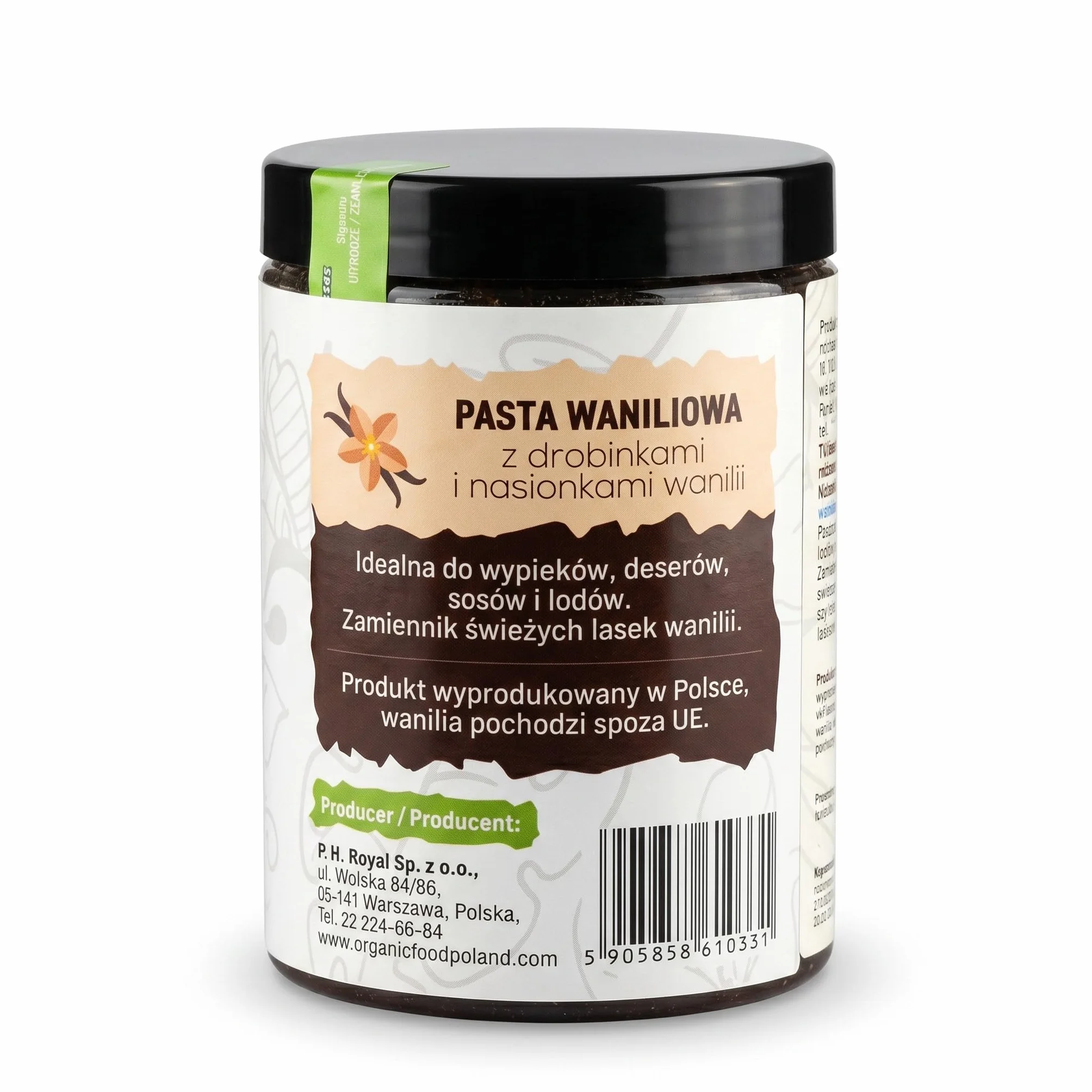Royal Brand Pasta waniliowa Bourbon 1 kg Wanilia Gourmet