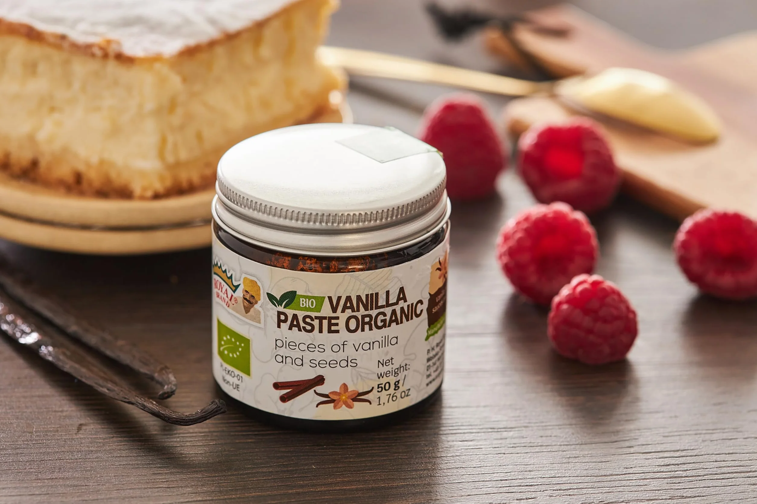 Pasta waniliowa 50g - naturalna pasta waniliowa z kawałkami laski wanilii do pieczenia i gotwania