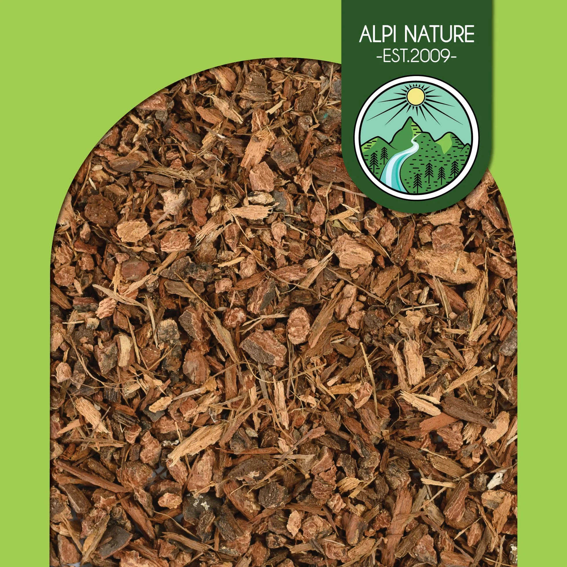 Alpi Nature Herbata z Kory Dębu 500g, Suszona i Cięta Kora Dębu do Przygotowania Herbaty i Naparów