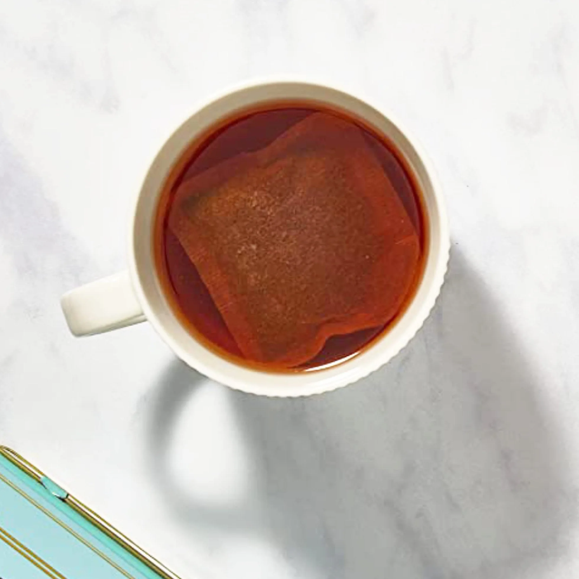 New English Teas Vintage wiktoriańska puszka na herbatę z 40 angielskimi saszetkami do herbaty na śniadanie