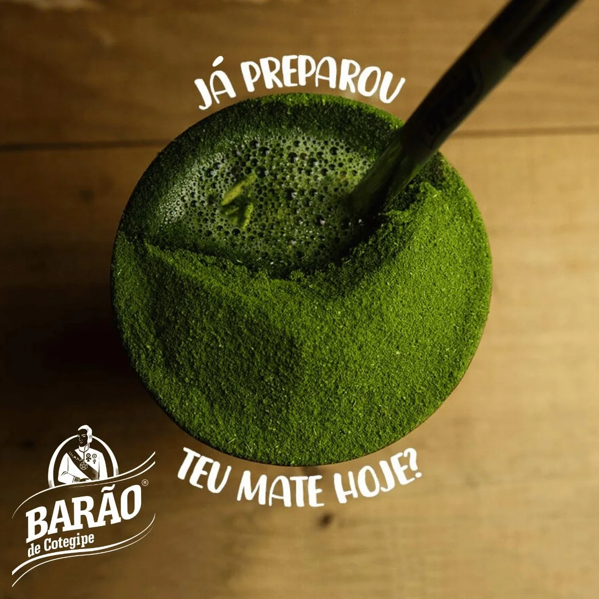 Yerba Mate Barao Nativa 1kg - BRCOFFEE - Herbata Yerba Mate - Mniejsza (Small) - Torba