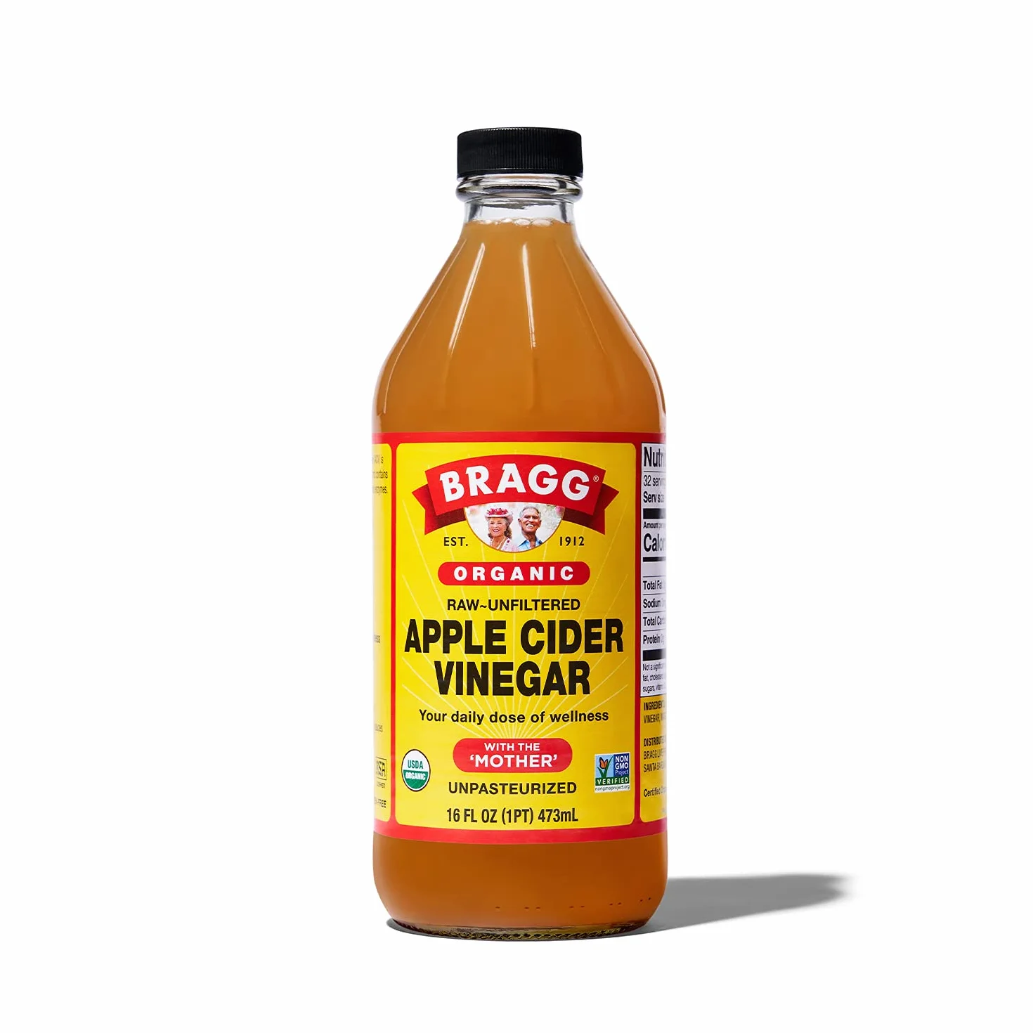 Bragg Apple Cider Vinegar Organiczny Surowy Niefiltrowany 16 Oz