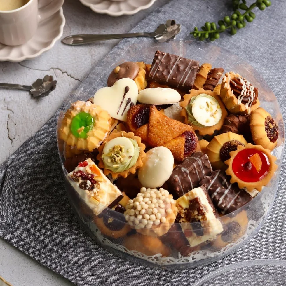Ciasteczka z Krakowa Mix koktajlowy 800g – ręcznie robione kruche ciasteczka z nadzieniem, tradycyjne ciasteczka deserowe