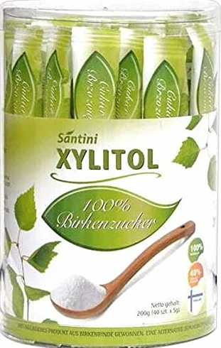 KSYLITOL W SASZETKACH (40 x 5 g) 200 g - SANTINI