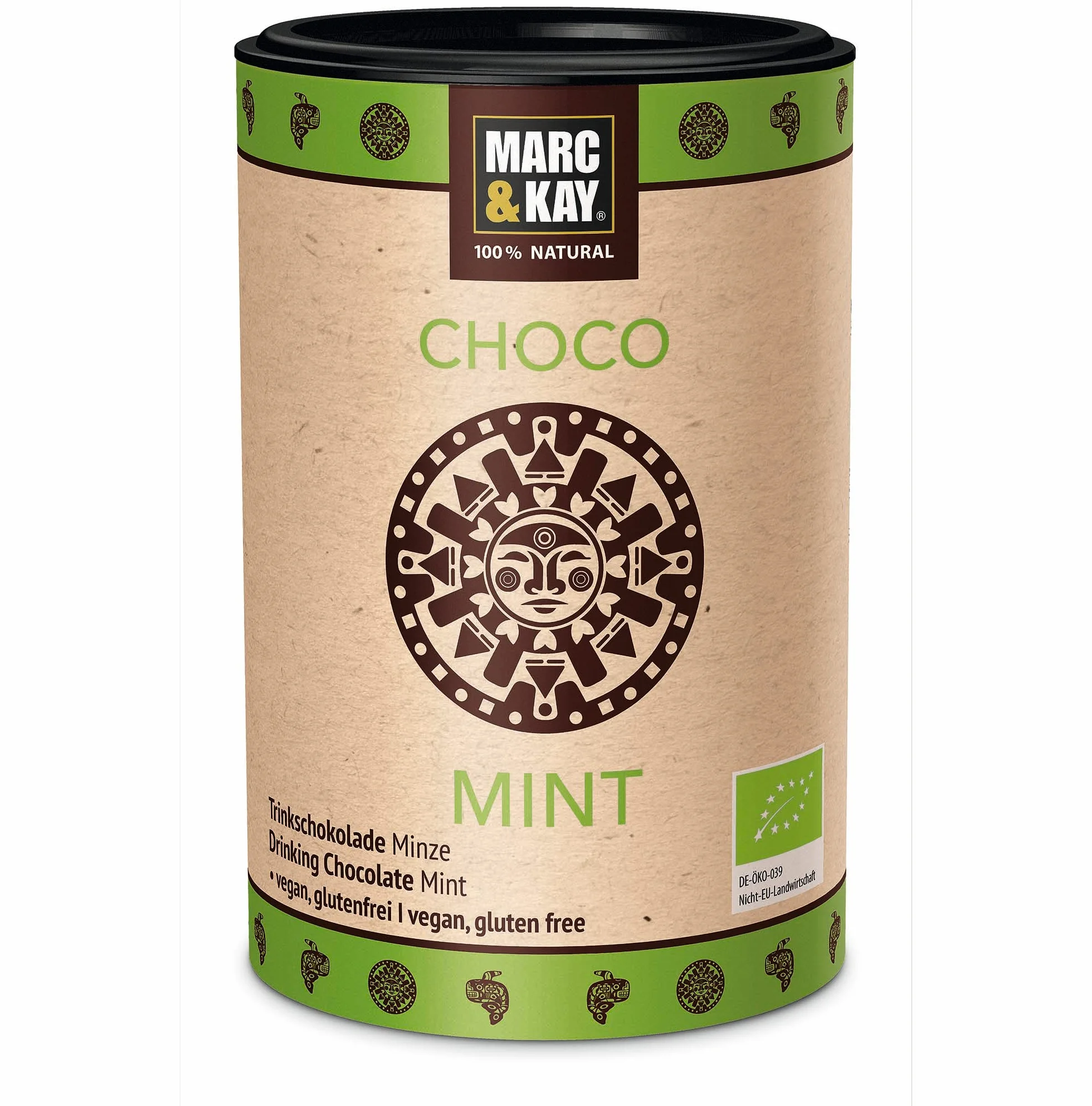MARC & KAY ekologiczna czekolada do picia wegańska mięta kakaowa 250 g