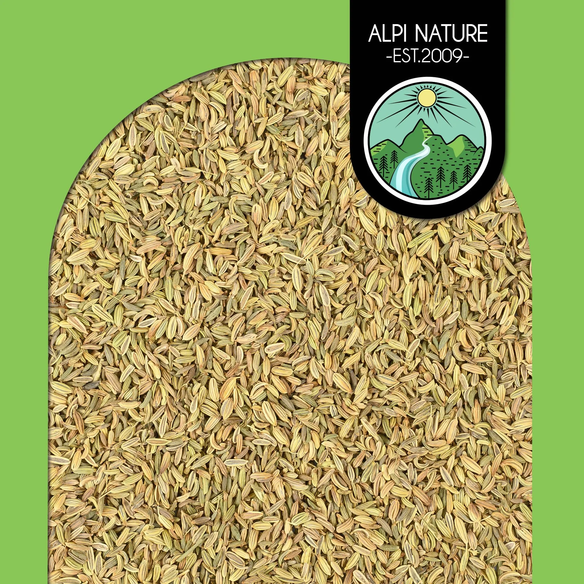 Alpi Nature Nasiona Kopru Włoskiego 500g, Całe Nasiona Kopru Włoskiego do Gotowania i Herbaty