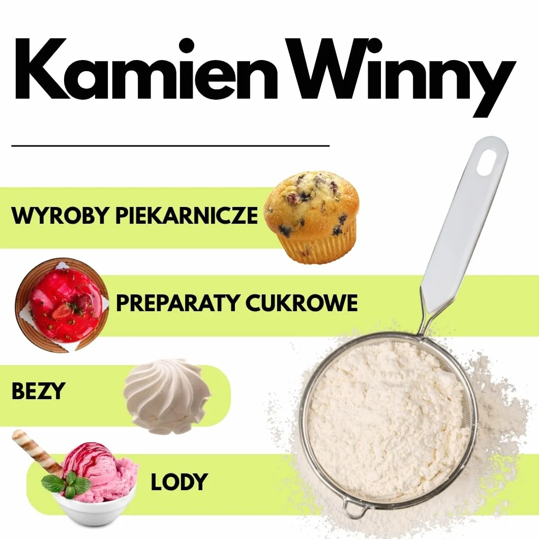 Saporepuro Kamień winny 50 g - Cream of Tartaro - naturalny proszek drożdżowy - bezglutenowe
