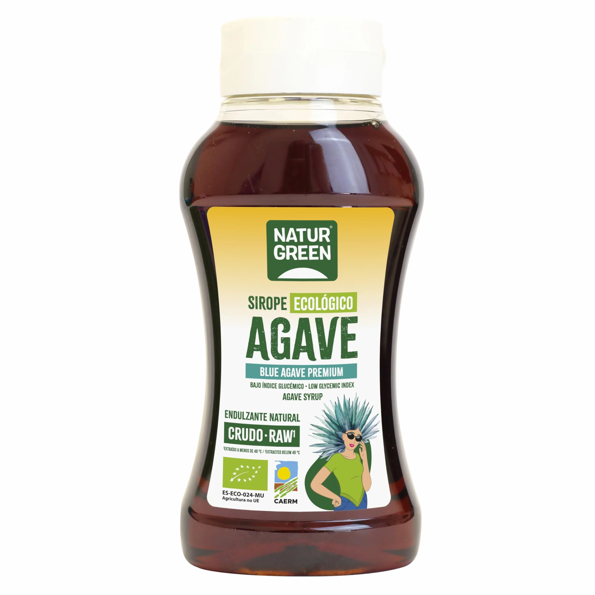 Nutricosmetics - Naturgreen Sirope De Agave Crudo 500ml