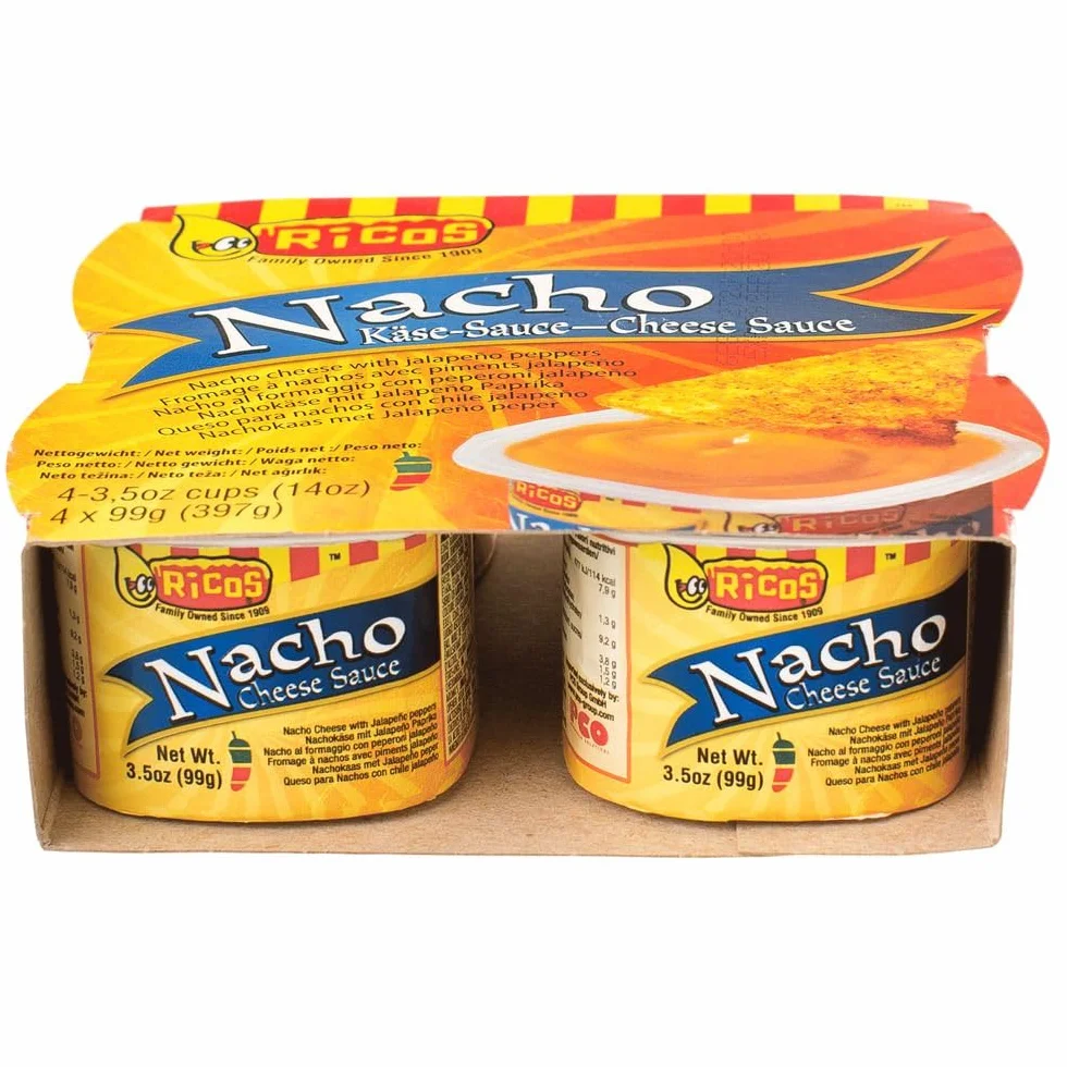 Rico's Nacho Cheese Dip, 4 x 3,5 unce by Rico's