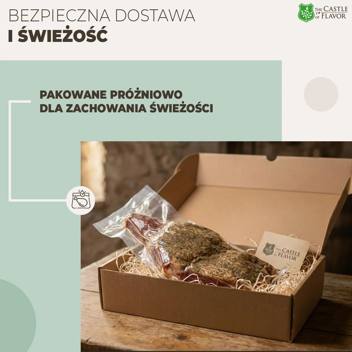 Suszona kiełbasa wieprzowa – marynowana w ziołach i tradycyjnie wędzona – tradycyjna wędzona i suszona kiełbasa wiejska, intensywny aromat jałowca i czosnku 2op. x 450g = 900g