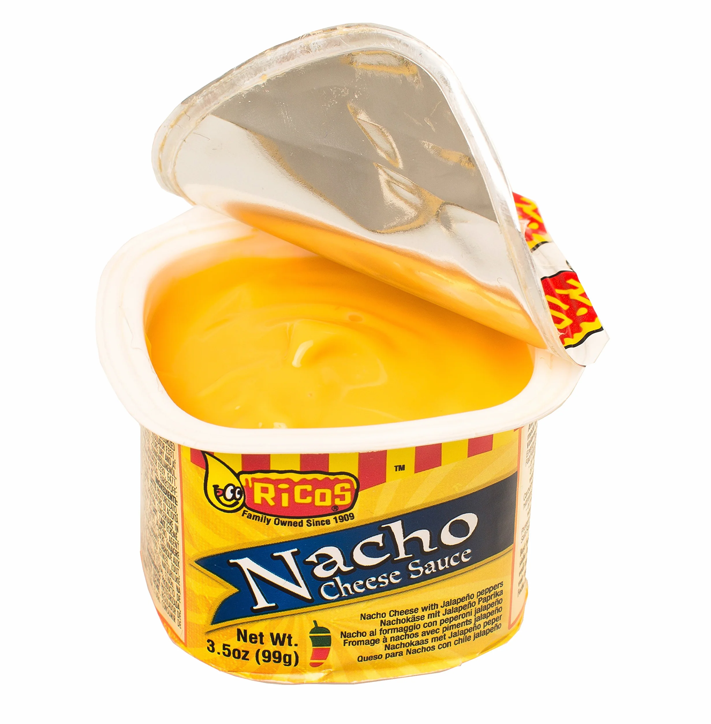 Rico's Nacho Cheese Dip, 4 x 3,5 unce by Rico's