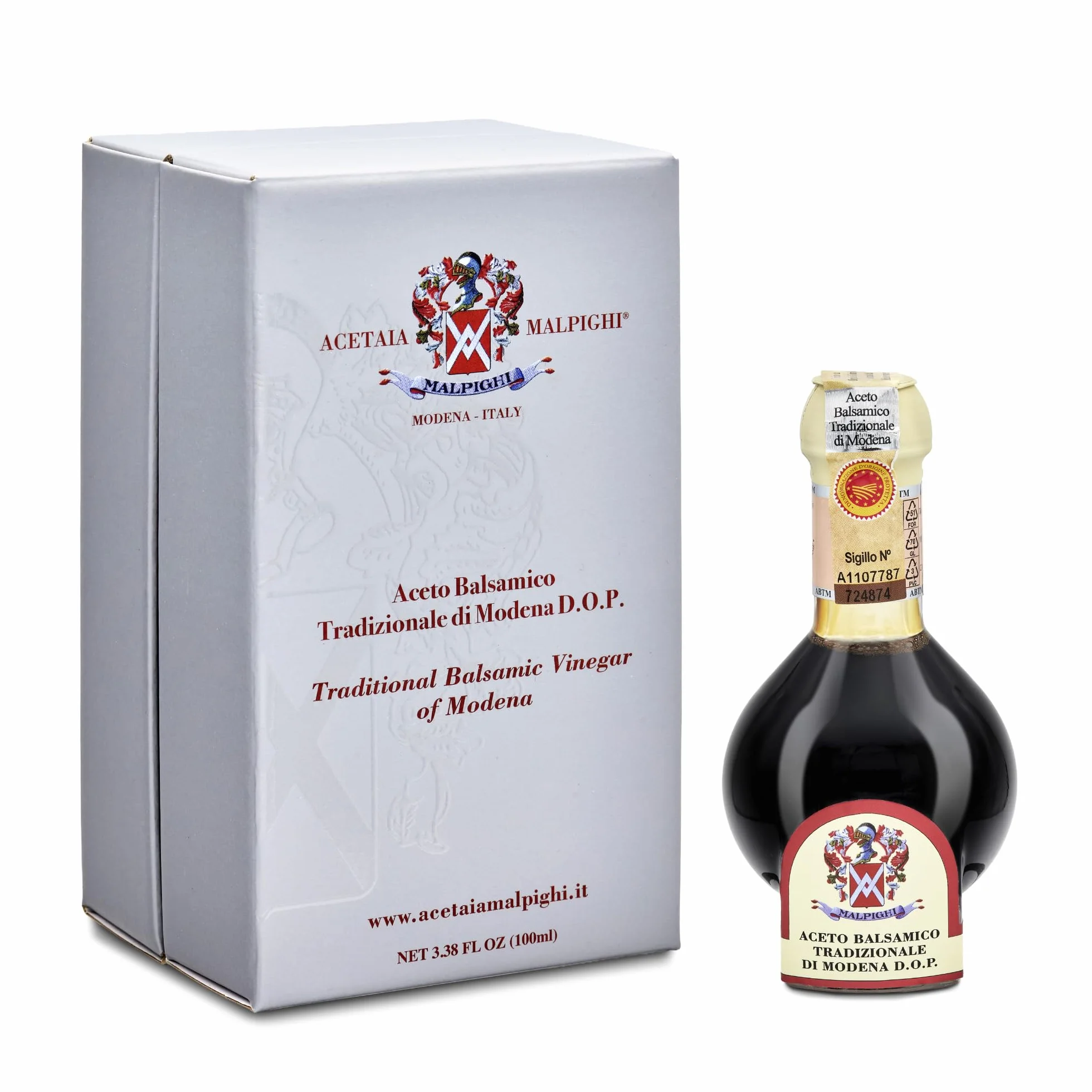 Acetaia Malpighi Tradycyjny Ocet Balsamiczny z Modeny DOP 12+ lat 100 ml