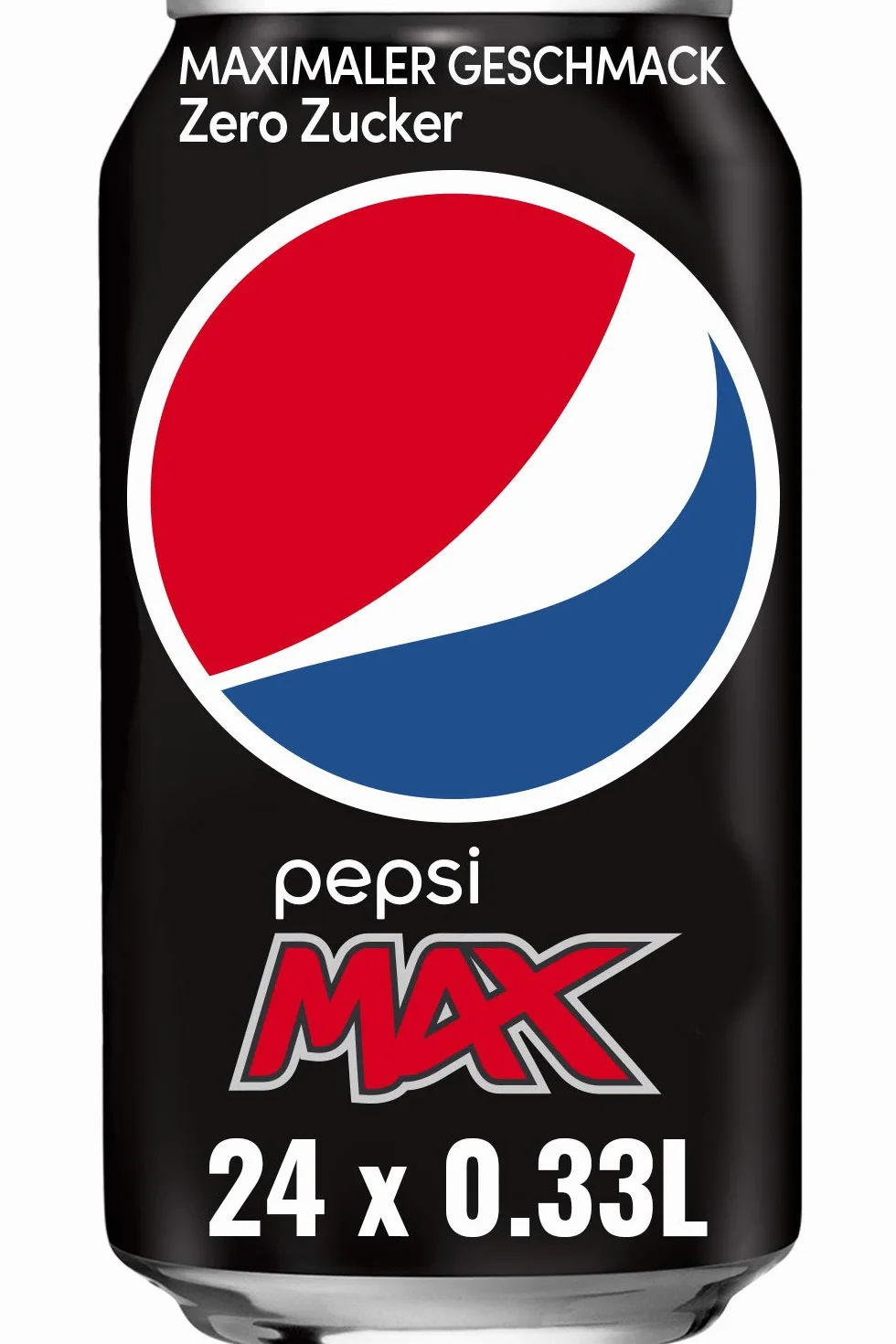 Pepsi Max Bezcukrowy Napój Odświeżający 0,33l 24 Sztuki