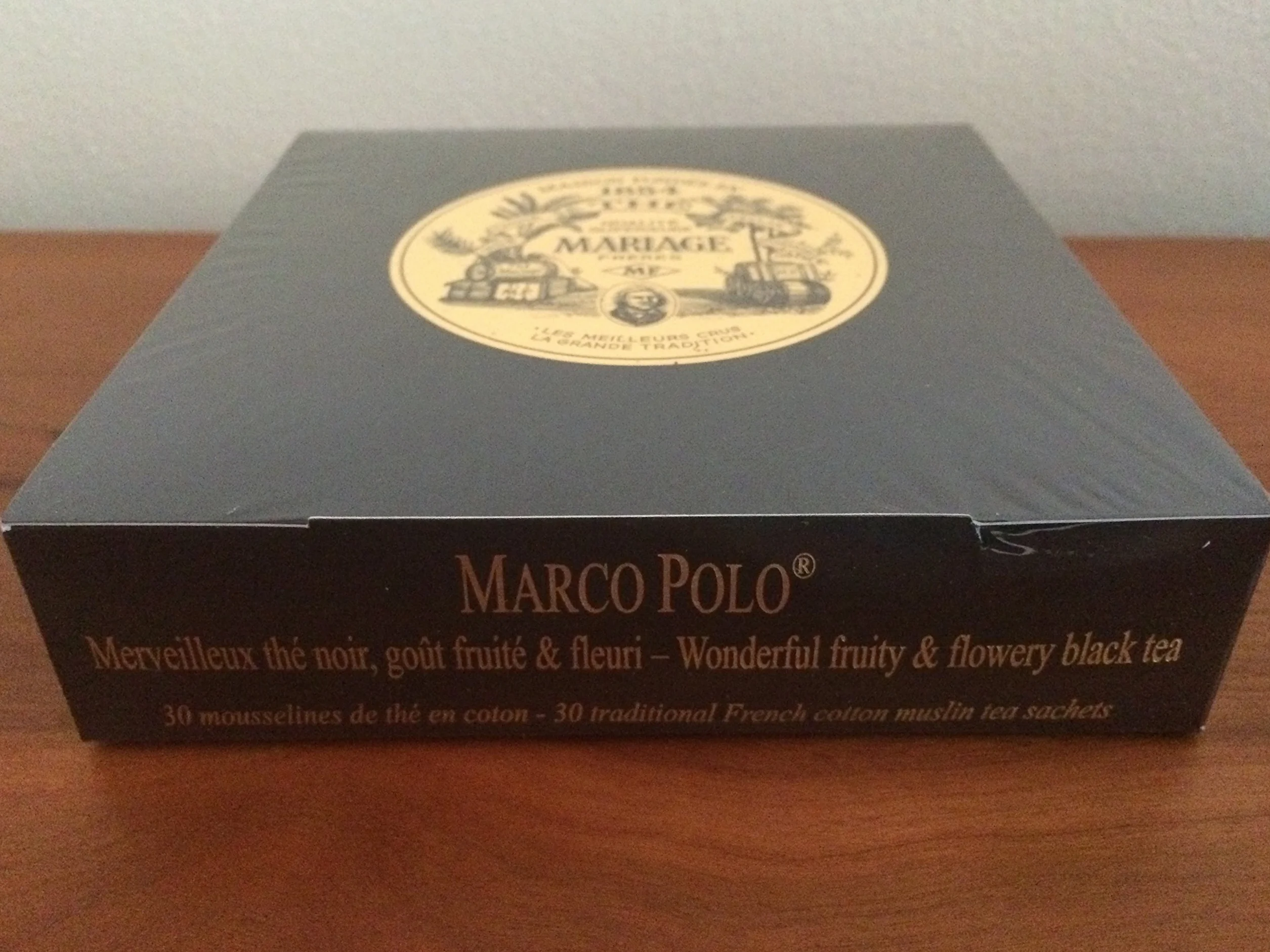 Mariage Freres Marco Polo pudełko 30 saszetek herbaty muślinowej