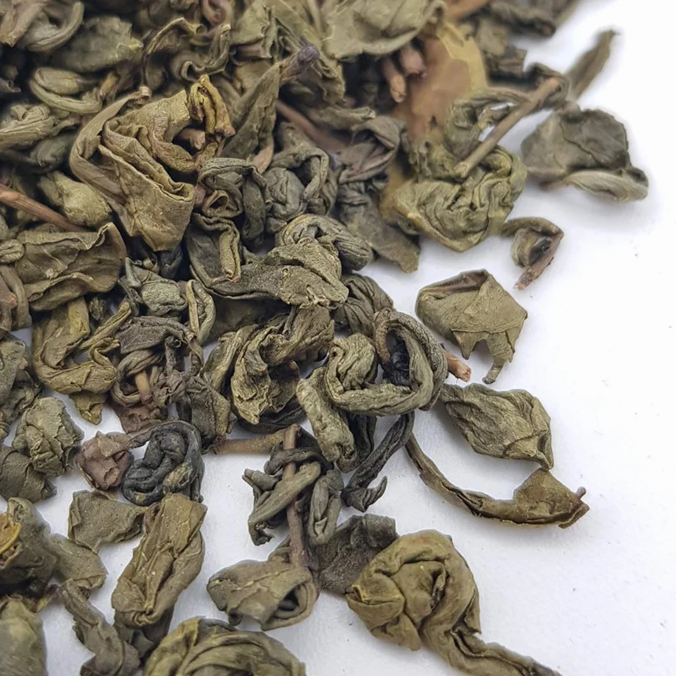Zielona herbata Gunpowder z całych liści 1500g organiczna Sprawiedliwy Handel z Chin