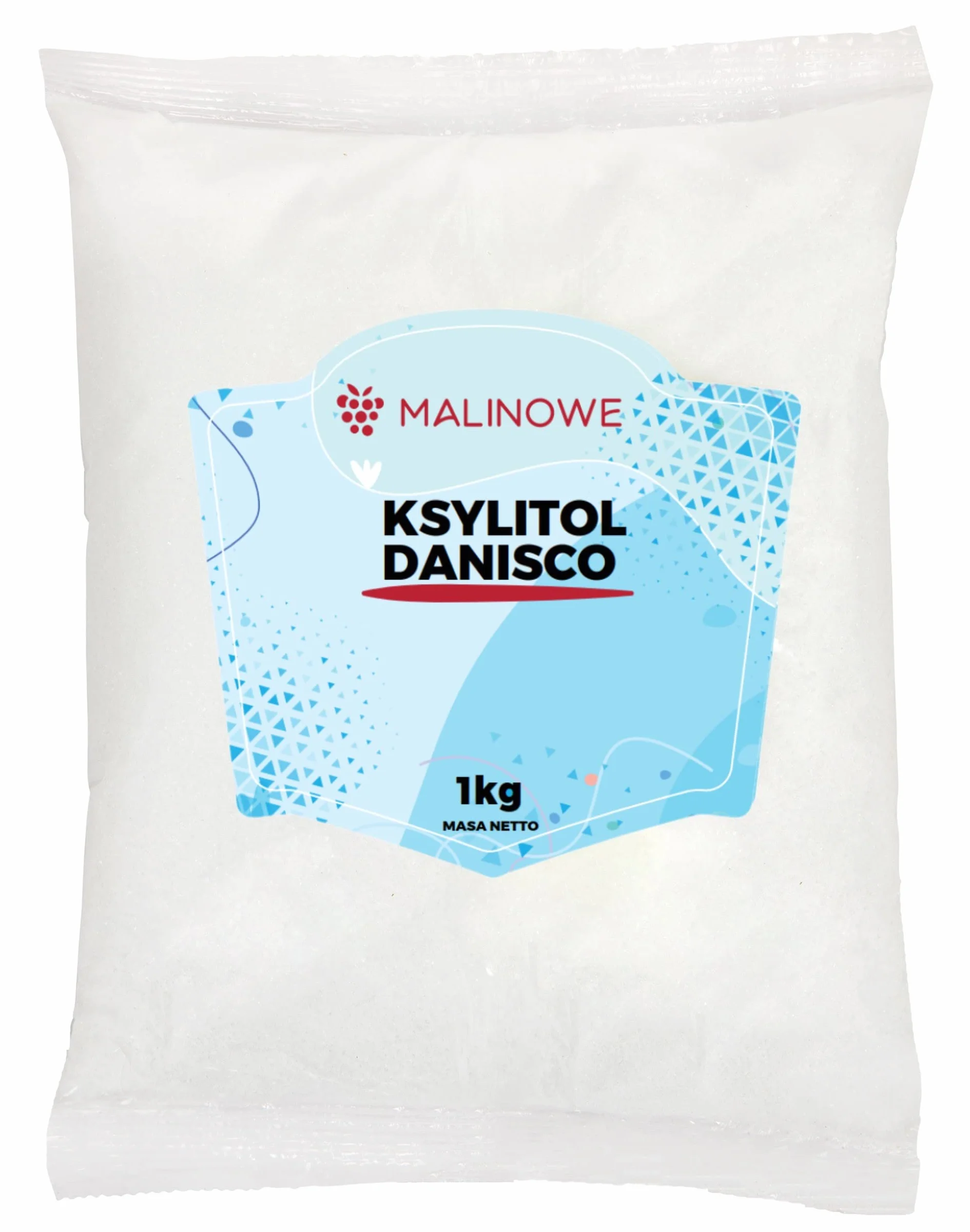 Malinowe KSYLITOL DANISCO 1kg Fiński Cukier Brzozowy Naturalny