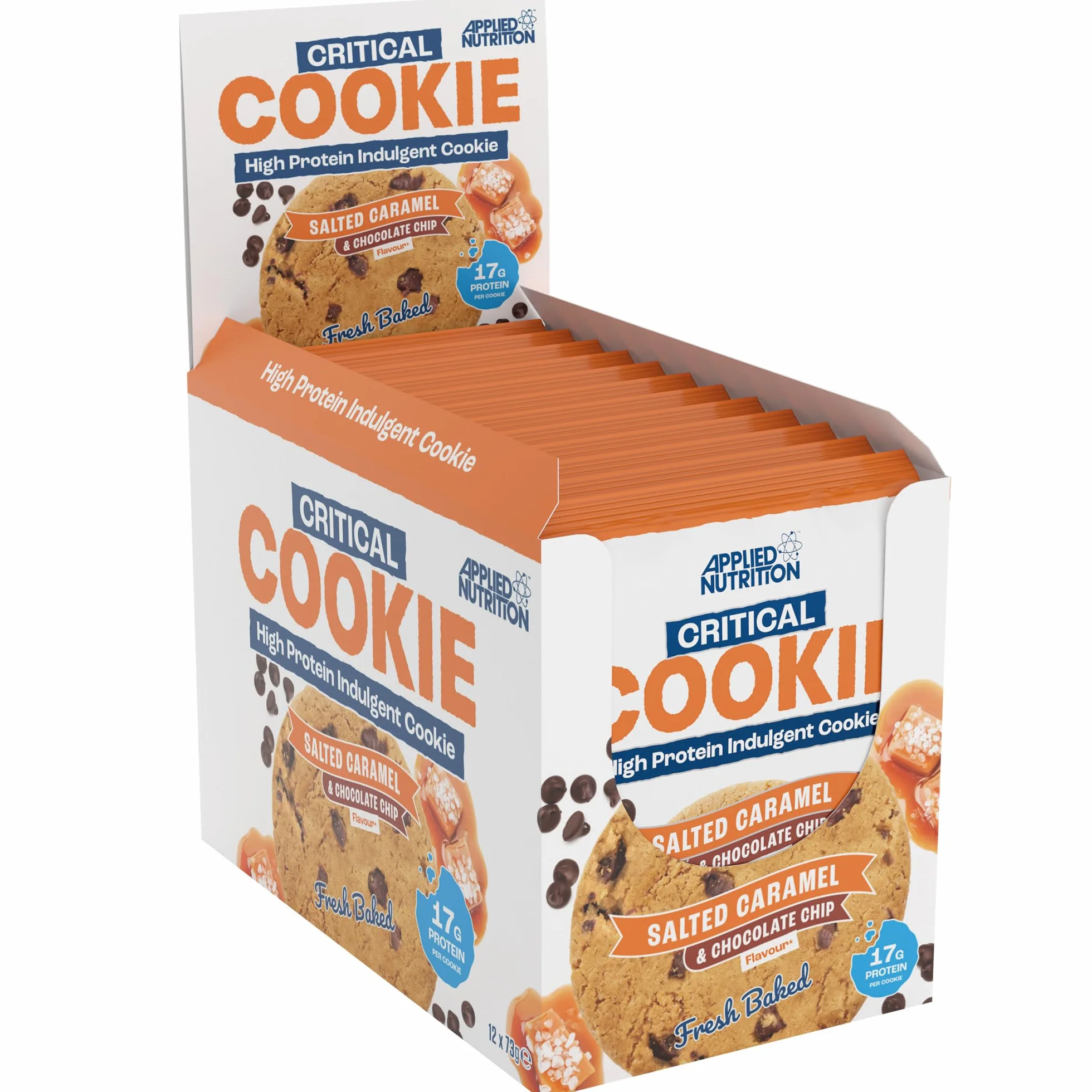 Applied Nutrition Protein Cookies Salted Caramel & Chocolate Chip 12X73g