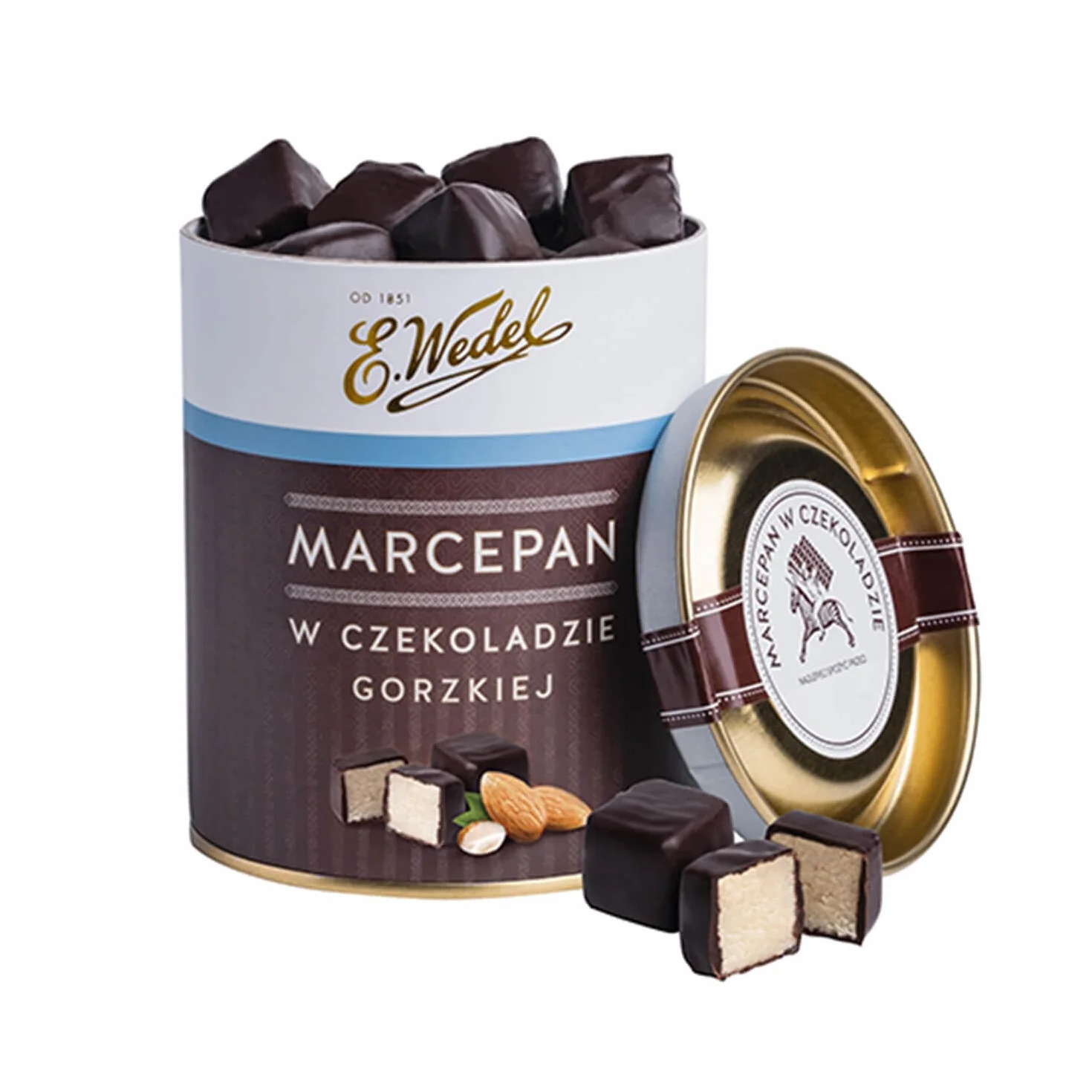 E.Wedel Marcepan w czekoladzie gorzkiej 200 g